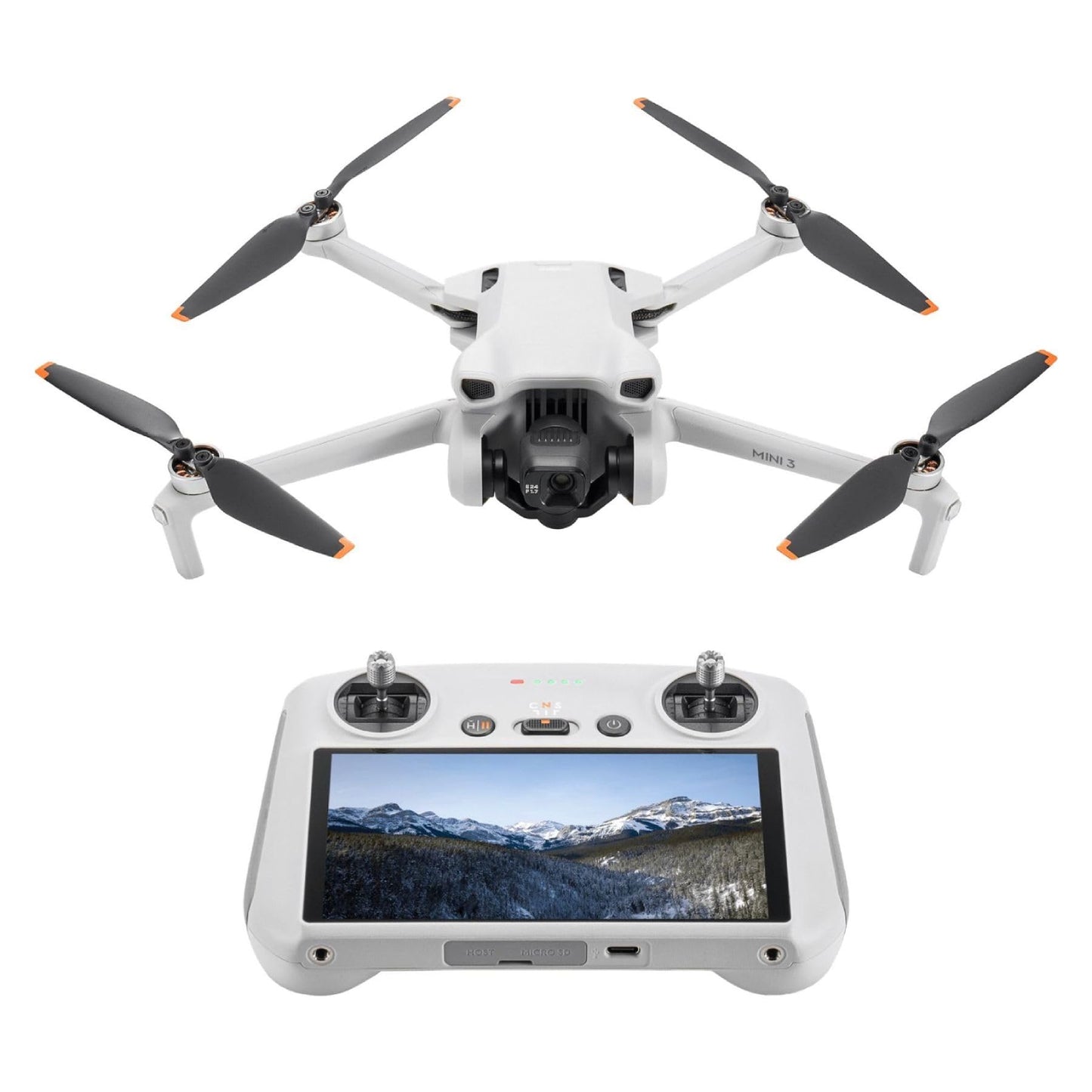 HotDJI Mini 3 Fly More Combo With DJI RC, 3 Batteries | Lightweight Camera Drone With 4K HDR Video, 114-Min Flight Time, Vertical Shooting, 32800ft (10km) Video Transmission