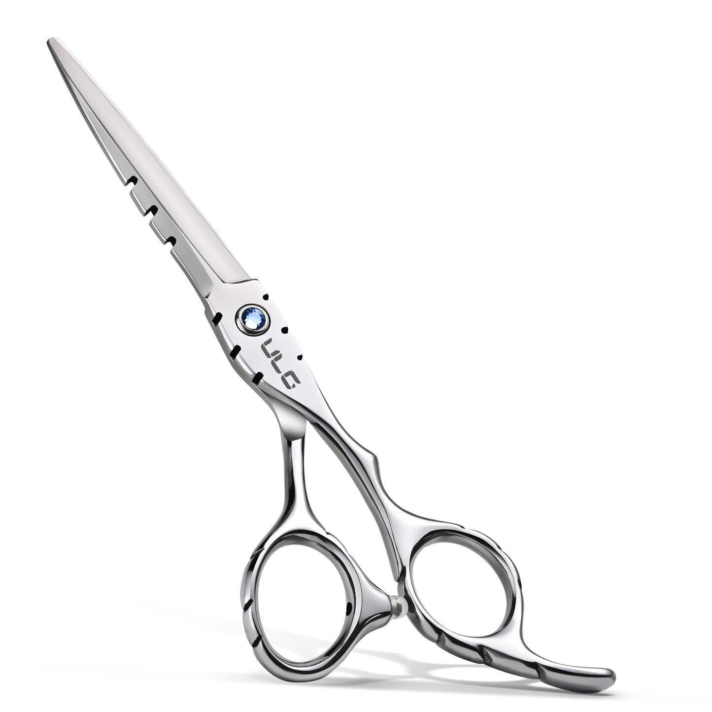 HotHair Cutting Scissors, ULG Professional Hair Scissors 6.5 inch Right-Hand Razor Edge Barber Shears Salon Hair Cutting Shears Made of Japanese Stainless Steel, Hand Sharpened Blue