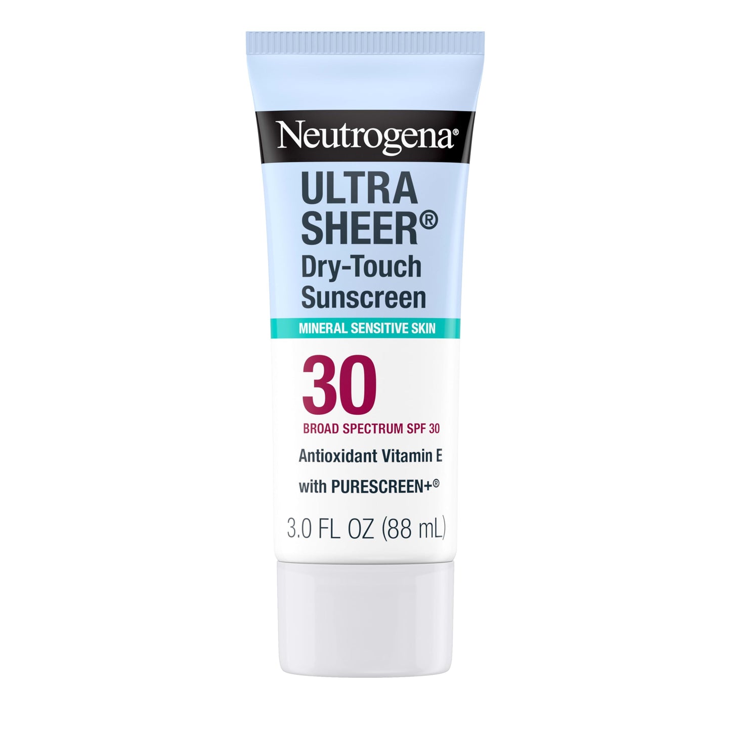 HotNeutrogena Ultra Sheer Dry Touch Sunscreen Lotion SPF 45 Broad Spectrum UVA UVB Protection Lightweight Water Resistant up to 80 Minutes Oil PABA Oxybenzone Free, 2-pack of 3 fl oz