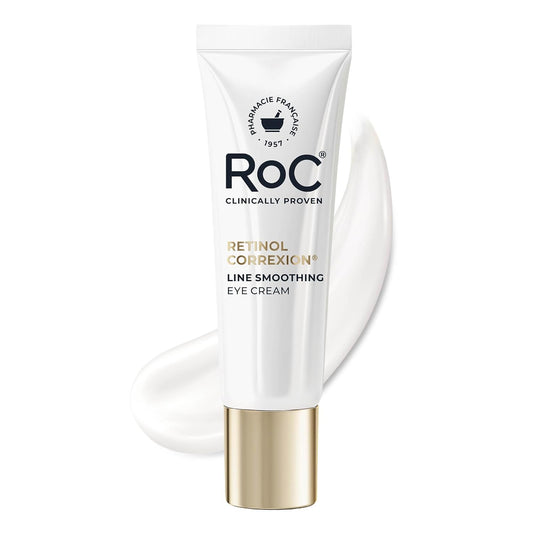 HotRoC Retinol Correxion Under Eye Cream for Dark Circles & Puffiness, Daily Wrinkle Cream, Anti Aging Skin Care Treatment Women and Men, 0.5 oz (Packaging May Vary)
