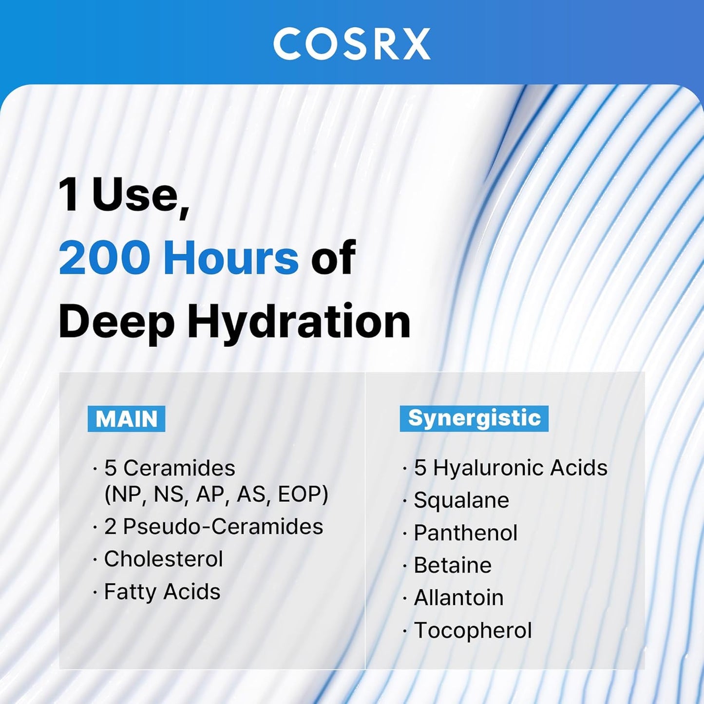 HotCOSRX Ceramide Skin Barrier Moisturizer for Face with 7 Ceramides, Hyaluronic Acid & Panthenol, Barrier Repair Face Cream for Dry & Sensitive Skin, 2.7 oz, Korean Face Moisturizer, Korean Skin Care