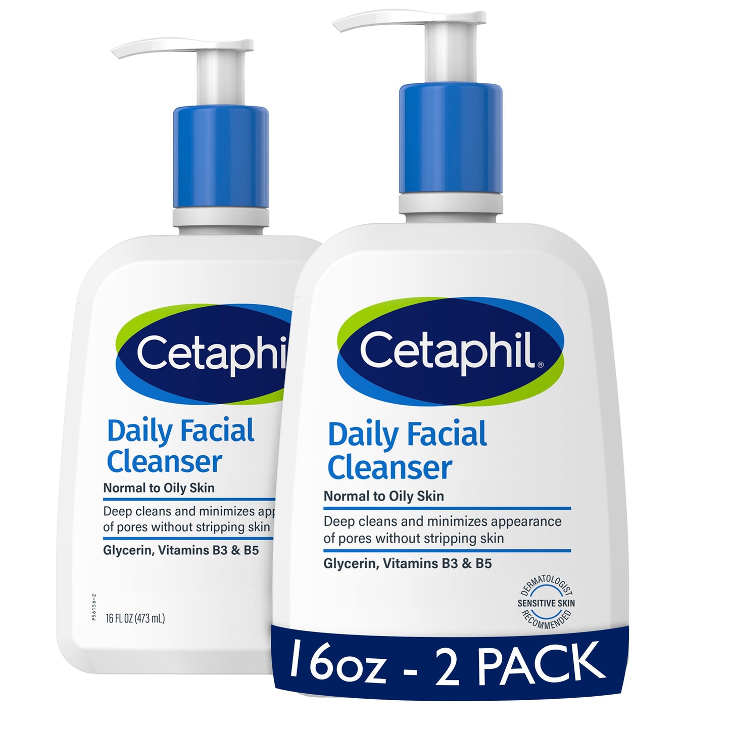 HotCetaphil Face Wash, Daily Facial Cleanser for Sensitive, Combination to Oily Skin, 20 oz, Gentle Foaming, Soap Free, Hypoallergenic