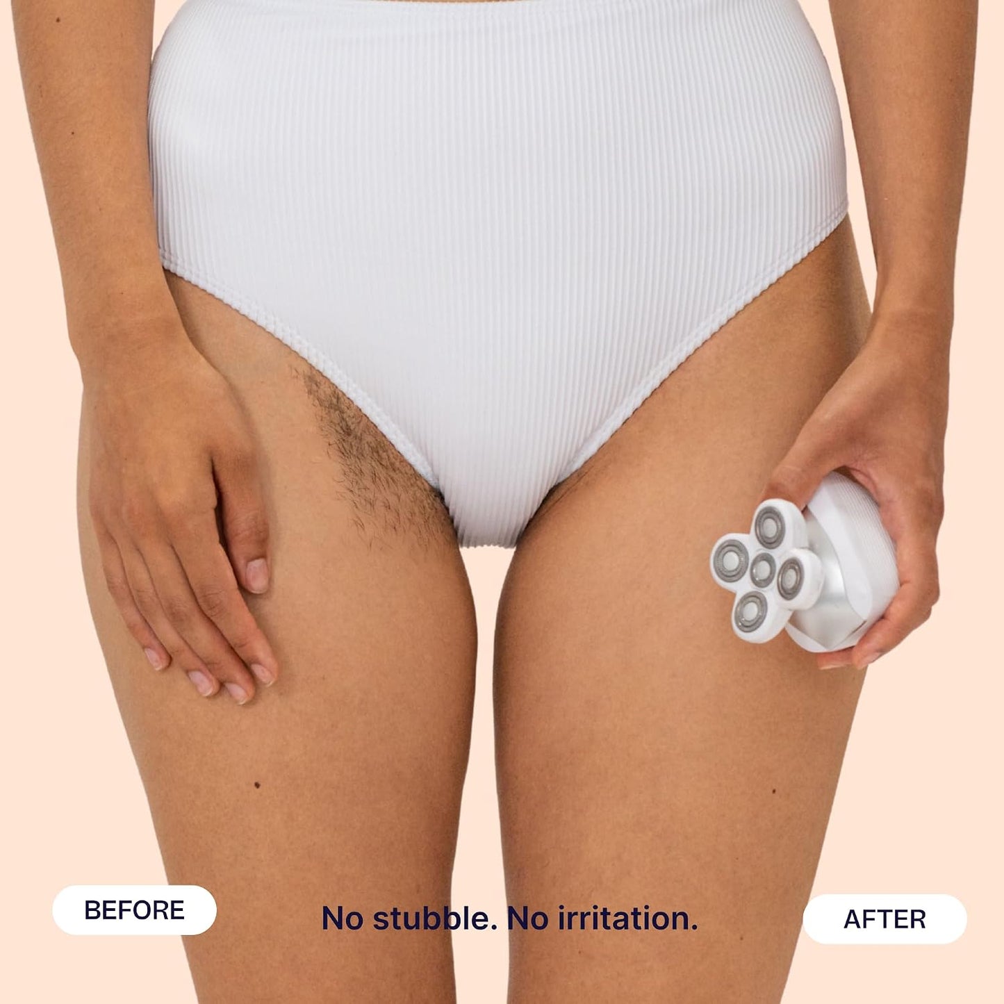 HotFreebird FlexSeries Electric Razor for Women - Silk Smooth Legs, Body Hair, & Pubic Shaver - for Private Area, Sensitive Skin, Bikini Trimmer