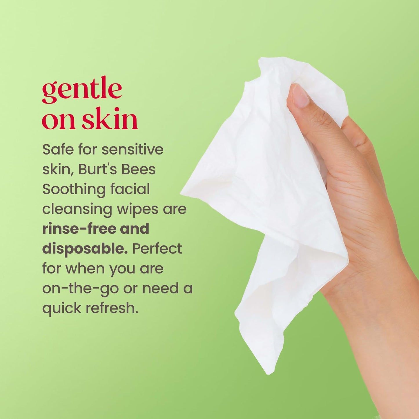 HotBurt's Bees Soothing Fragrance Free Facial Towelettes with Aloe Vera, 100 Percent Plant Based Cloth Makeup Remover Wipes for Sensitive Skin, 99 Percent Natural Origin Skin Care, 30 ct., Three Pack