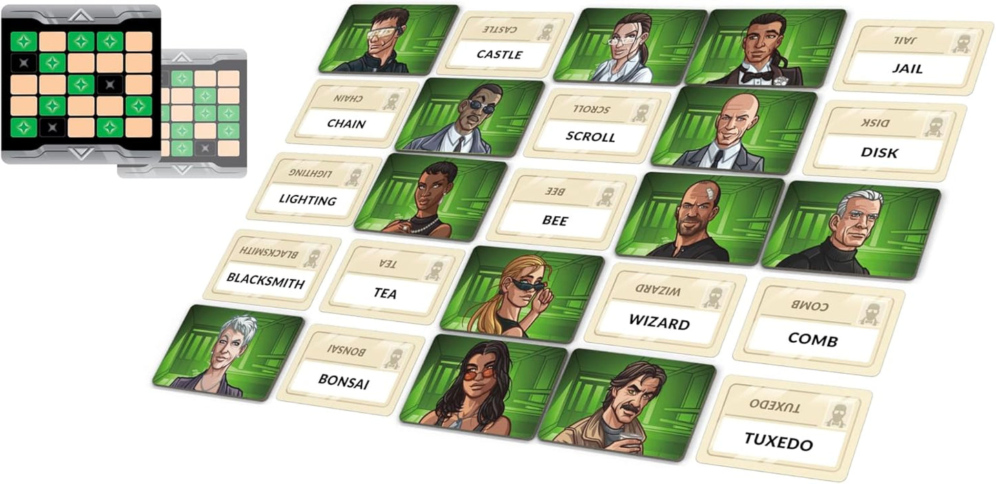 Hot CGE Codenames: Duet Board Game (2nd Edition) | The Top Secret Cooperative Word Association Game for Two Players & Couples Game Nights