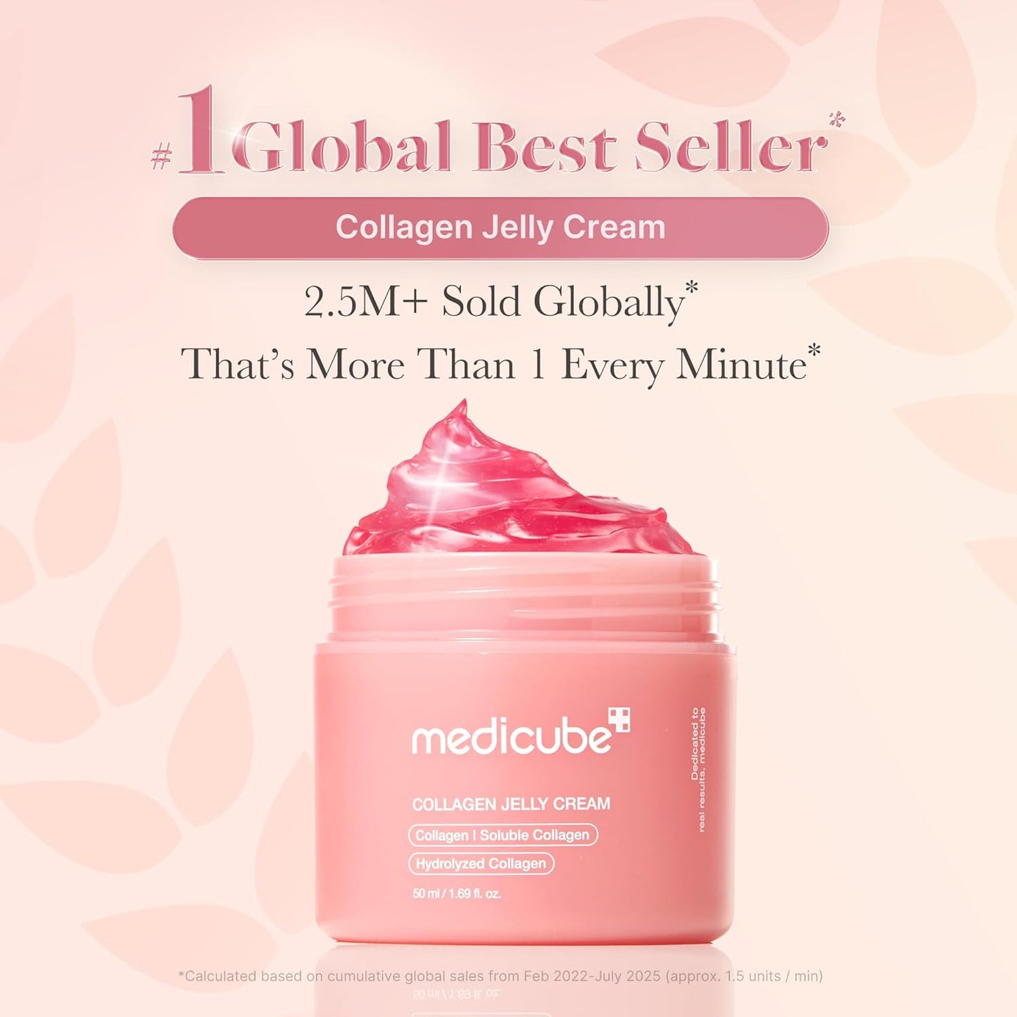 Hotmedicube Collagen Jelly Cream- Niacinamide & Freeze-Dried Hydrolyzed Collagen - Boosts skin's barrier hydration and gives 24h Glow & Lifted Look - Korean skincare (1.69 Fl Oz (Pack of 1))