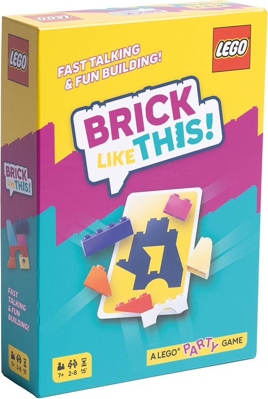 HotAsmodee Brick Like This! The Official Lego Party Game - A Fast, Fun Building Game for Families, Kids, Teens & Adults, Ages 7+, 2-8 Players, 15 Minute Playtime