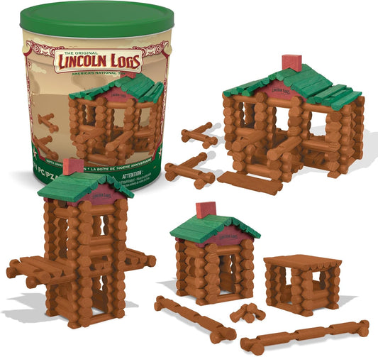 Hot Lincoln Logs 100th Anniversary Tin