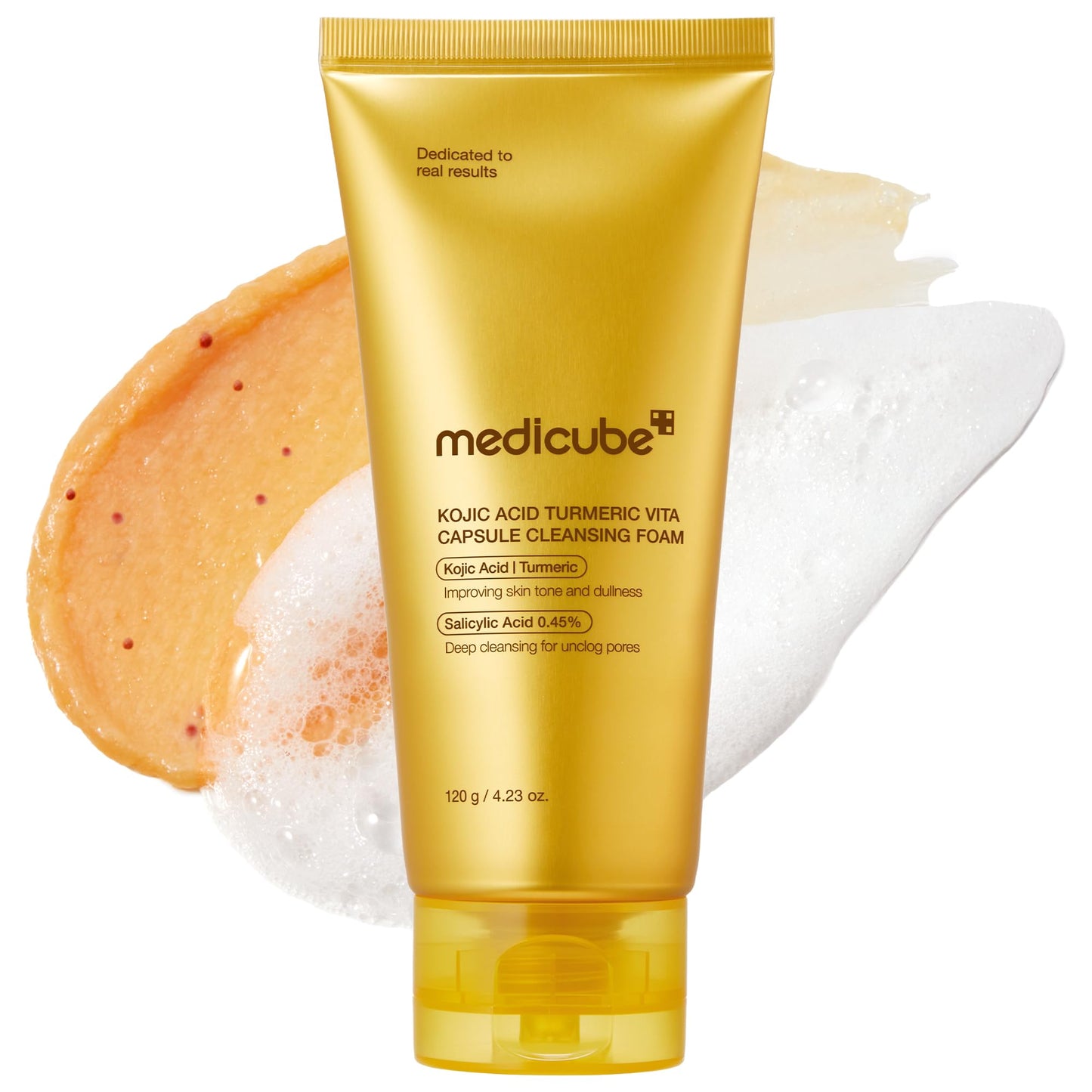 Hotmedicube Facial Cleanser Zero Pore Capsule Cleansing Foam | Daily Gentle Cleanser for Skin Texture, Blackhead & Pore Care - AHA, BHA & PHA for Deep Cleansing, Korean Skincare, 4.23 oz