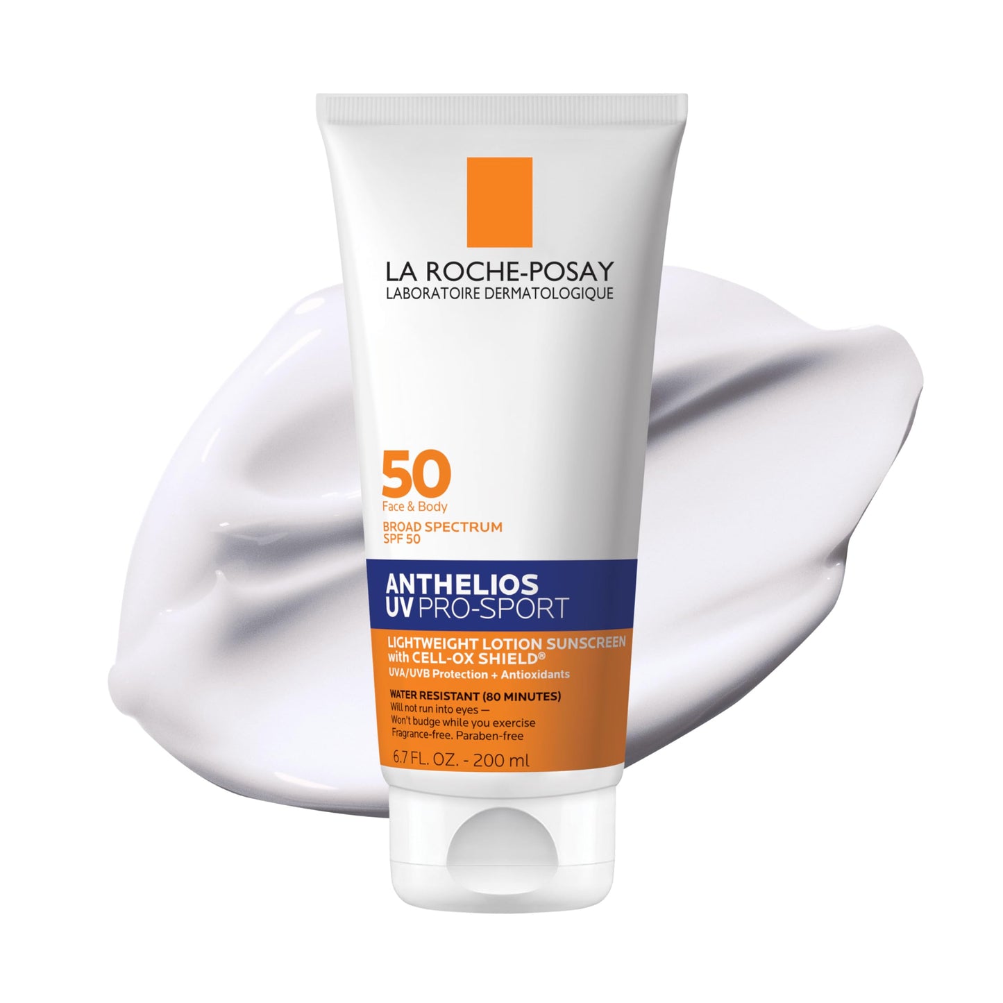 HotLa Roche-Posay Anthelios UV Pro-Sport Sunscreen for Face & Body, Water & Sweat Resistant, Invisible Broad Spectrum Sunscreen, Lightweight & Breathable Skin Sun Protection