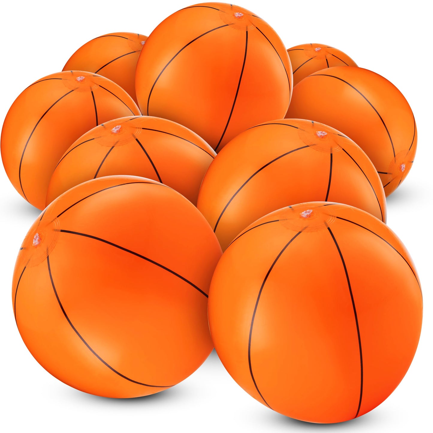 Hot Bedwina Inflatable Baseball (Pack of 12) 16-inch, Baseball Beach Balls for Themed Party Decorations & Birthday Decor - Pool Ball Toys Party Favors & Goodie Bags Favors for Kids, Boys and Girls