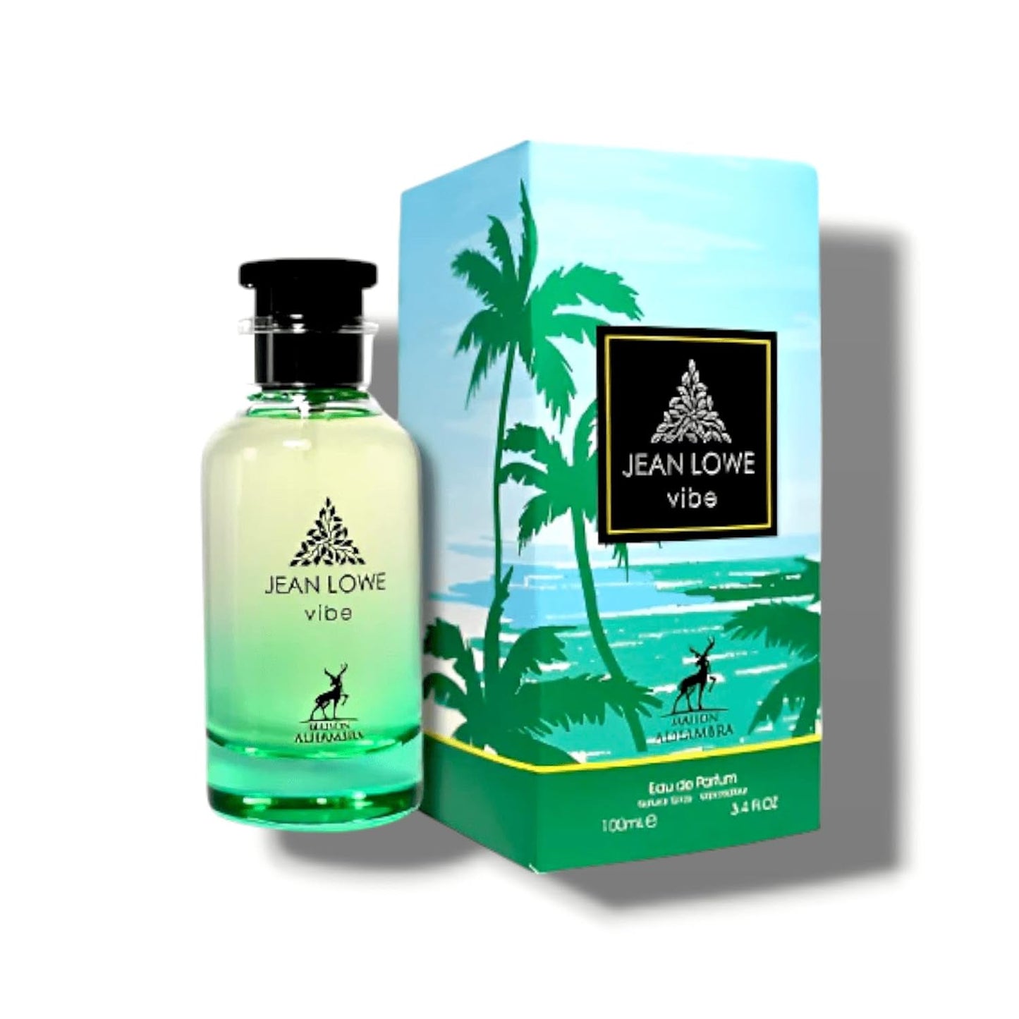 Hot Maison Alhambra Jean Lowe Vibe Eau de Parfum Spray | Citrus, Fruity, Aromatic, Woody – Long-Lasting Fragrance for Unisex, 3.4 Ounce / 100 ml
