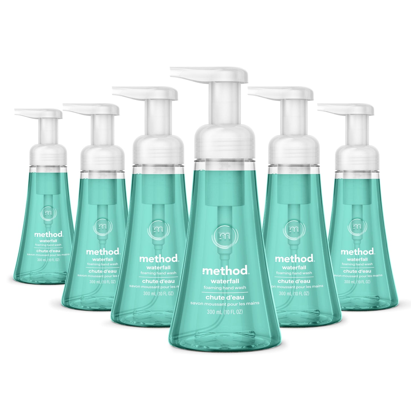 Hotmethod Foaming Hand Wash, Sweet Water - Leaves Hands Feeling Soft & Clean, for Bathroom & Kitchen, Notes of Dewy Lemon Leaf, Grapefruit & Star Jasmine, 10 fl oz, 3 pack