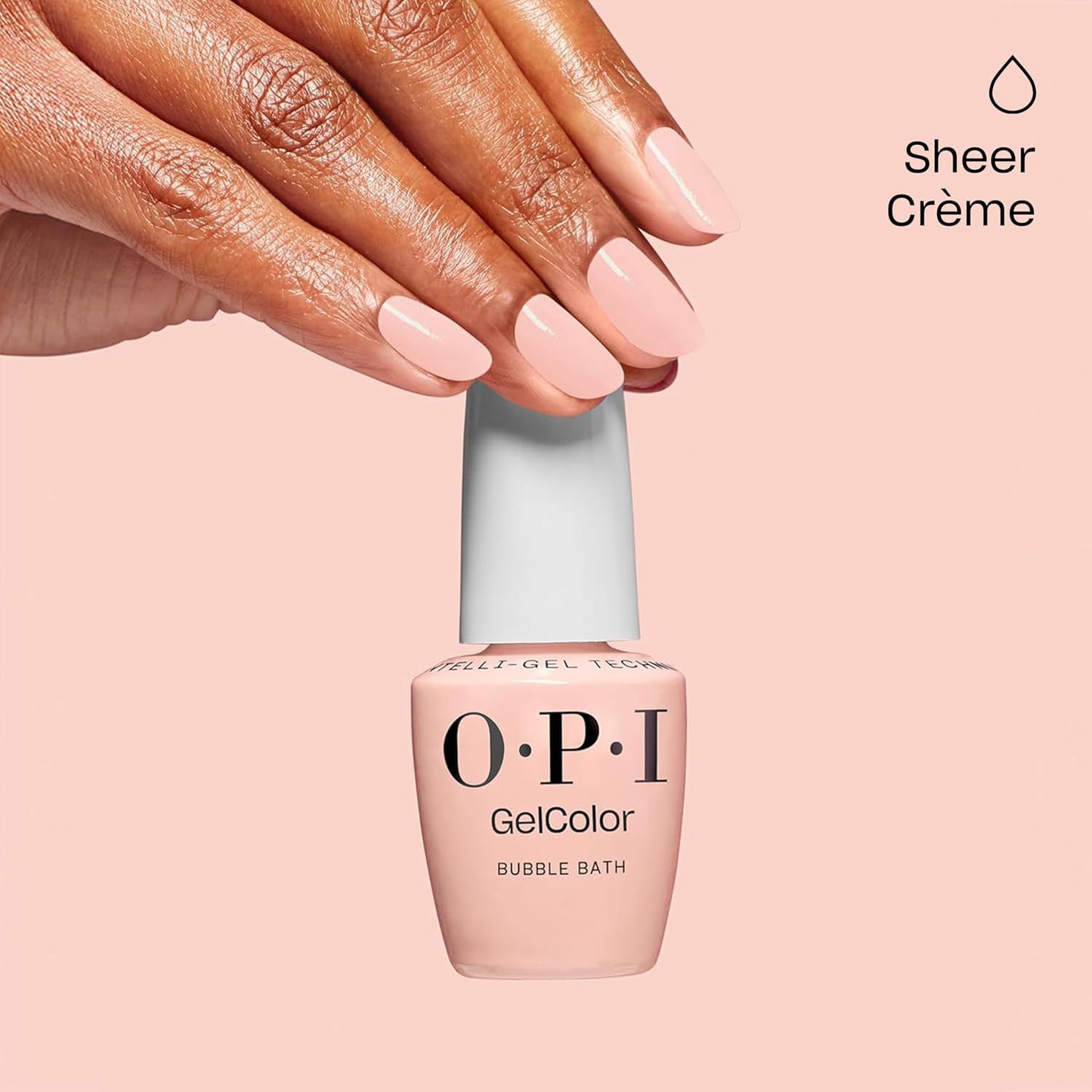 HotOPI GelColor LED Cure Gel Nail Polish | Nude & Brown Shades | Salon-Quality Shine, Long-Lasting Wear | Easily Soak Off Removal | Vegan & HEMA Free | 0.5 Fl Oz