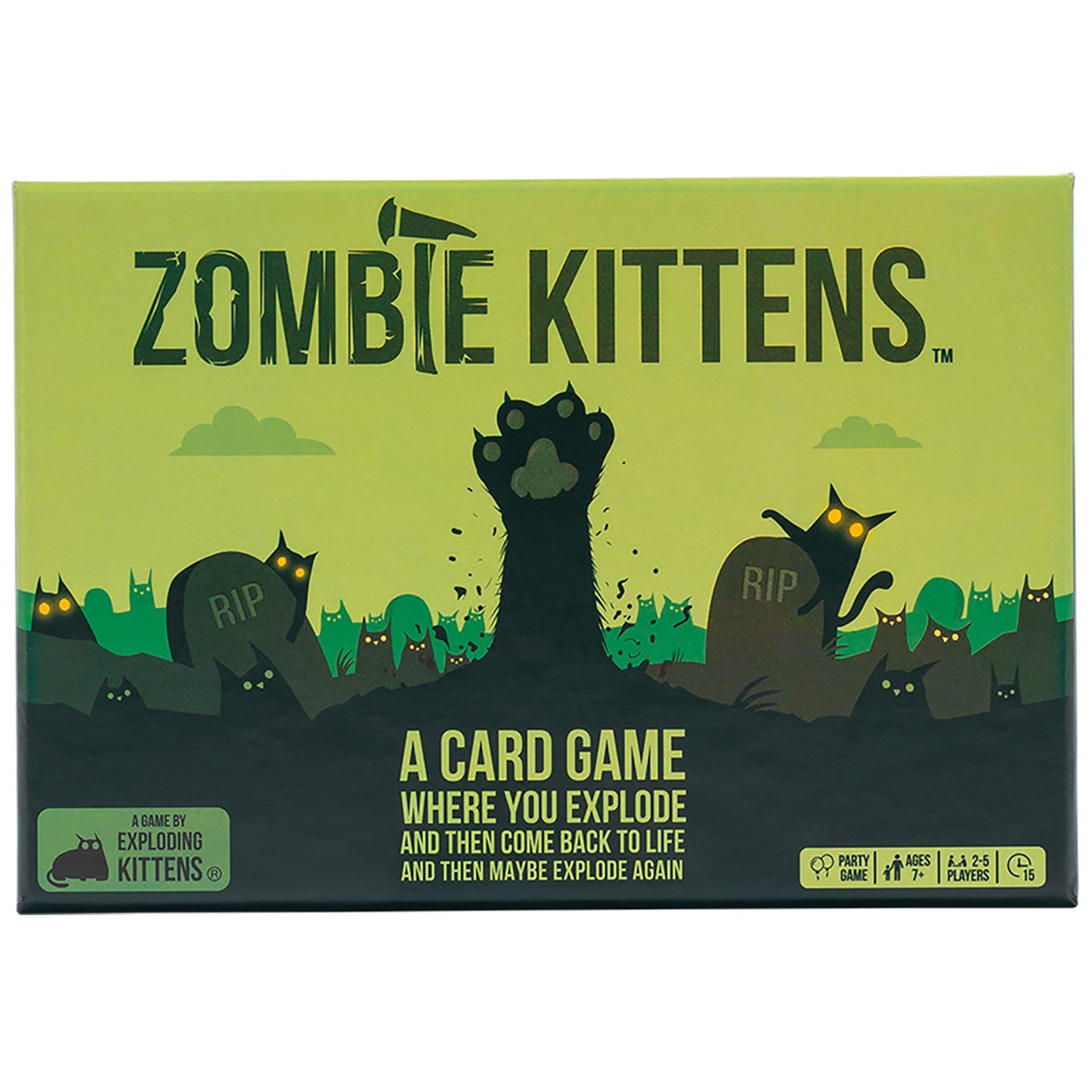 HotExploding Kittens Original Edition: 2-5 Players - Ages 7+ Family Card Game | Draw cards, betray your friends, and try not to explode! Great for family game nights, parties, travel, quick 15-minute play.