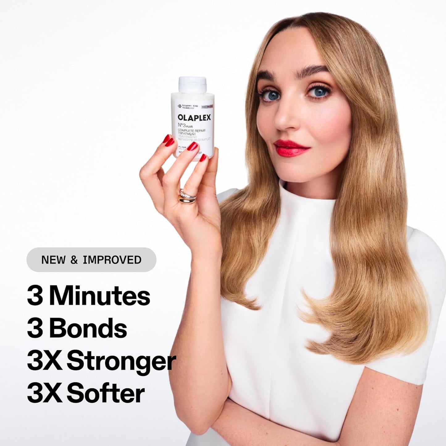 HotOlaplex N°.3PLUS Complete Repair Treatment: 3-minute Pre-shampoo Treatment to Immediately Repair Hair Damage for Softer, Stronger Hair | For Coily, Curly, Straight, and Wavy