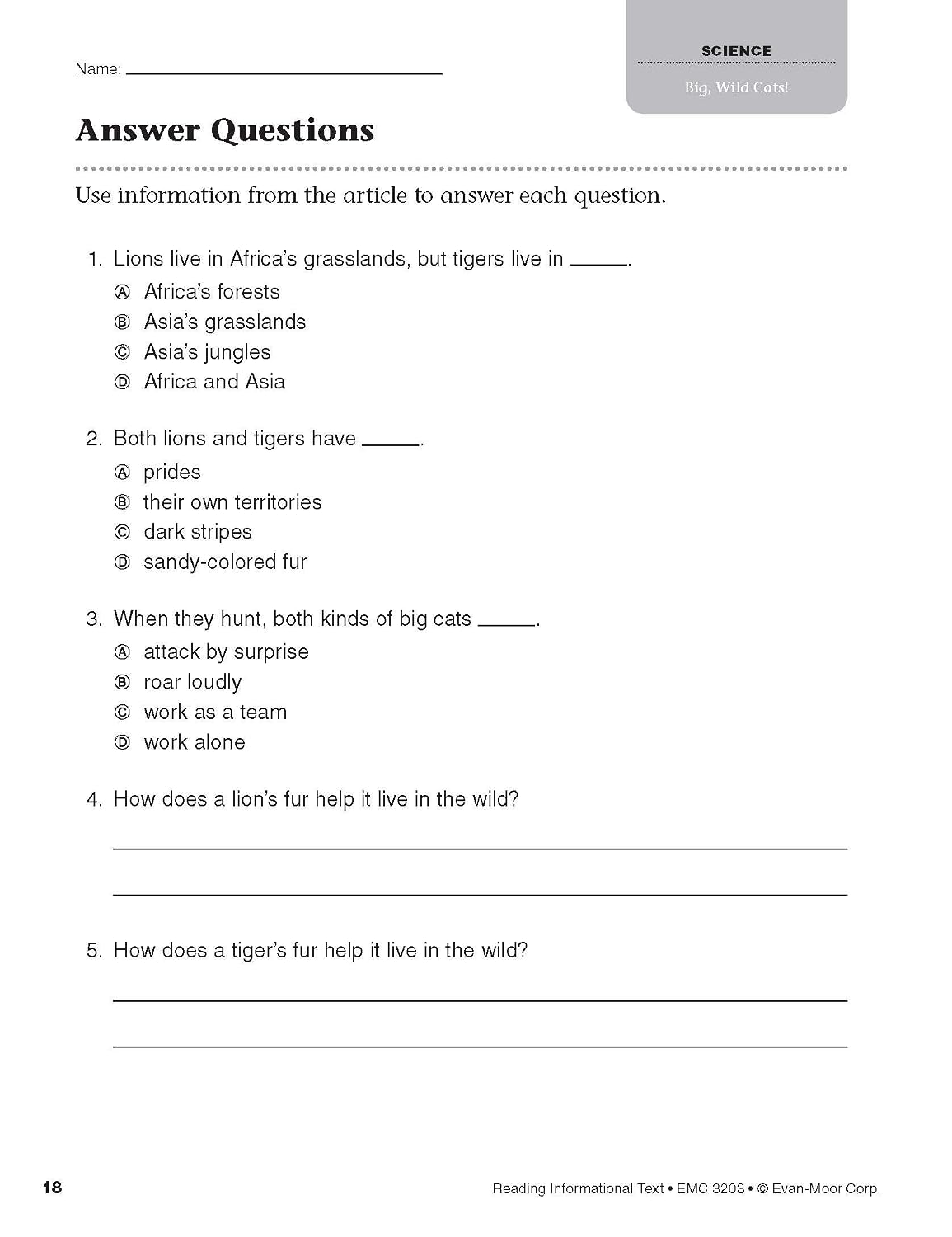 Hot Evan-Moor Reading Informational Text: Common Core Mastery Book, Grade 3