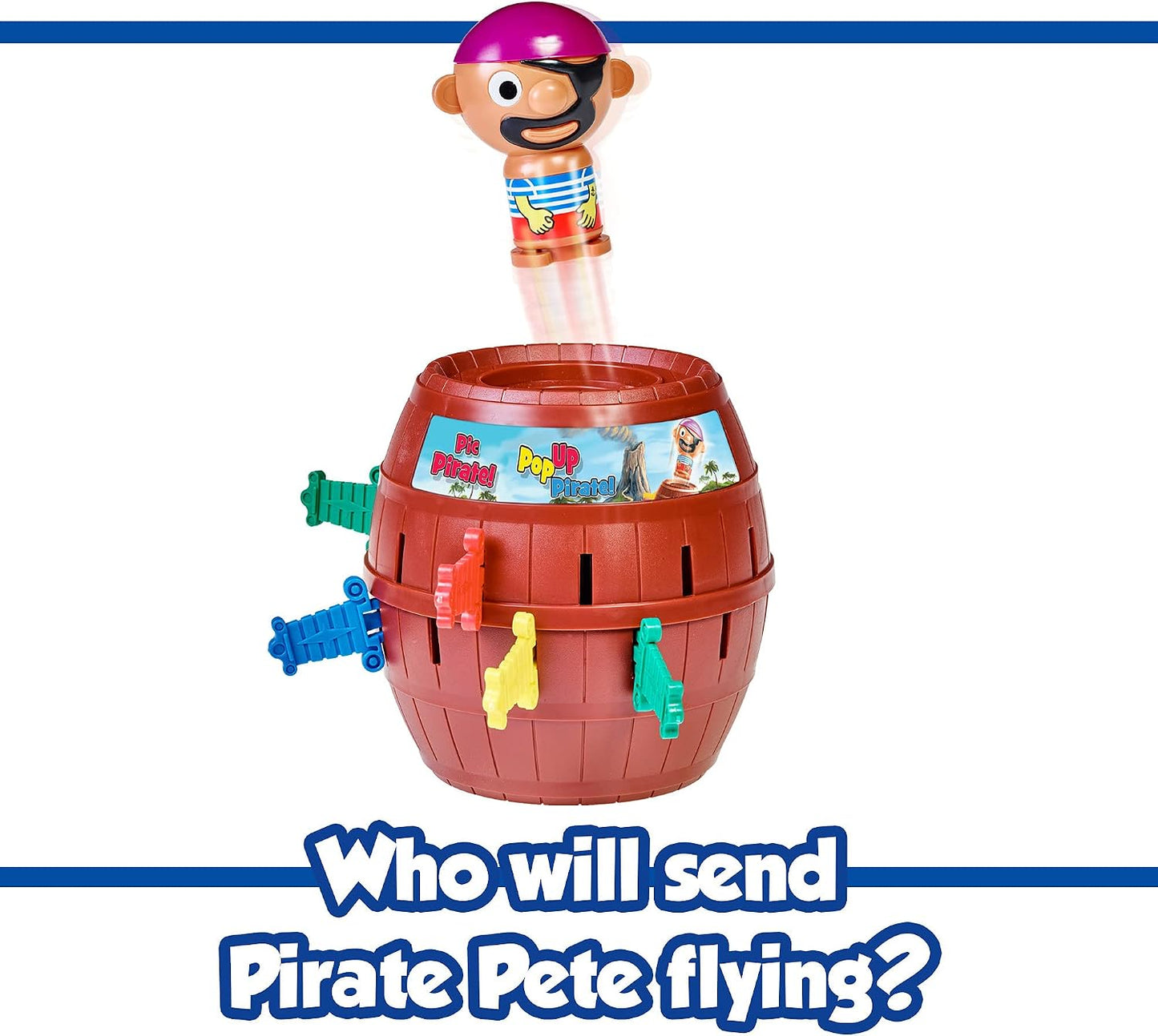 Hot TOMY Pop Up Pirate Board Game - Family and Preschool Kids Games for Family Game Night - Winter Break Activities- Girls and Boys Games - 2-4 Players - Ages 4 Years and Up