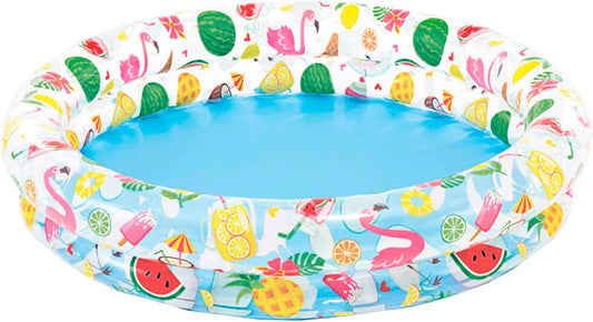 Hot Intex Inflatable Stars Kiddie 2 Ring Circles Swimming Pool (48" X 10") [Assorted Styles]