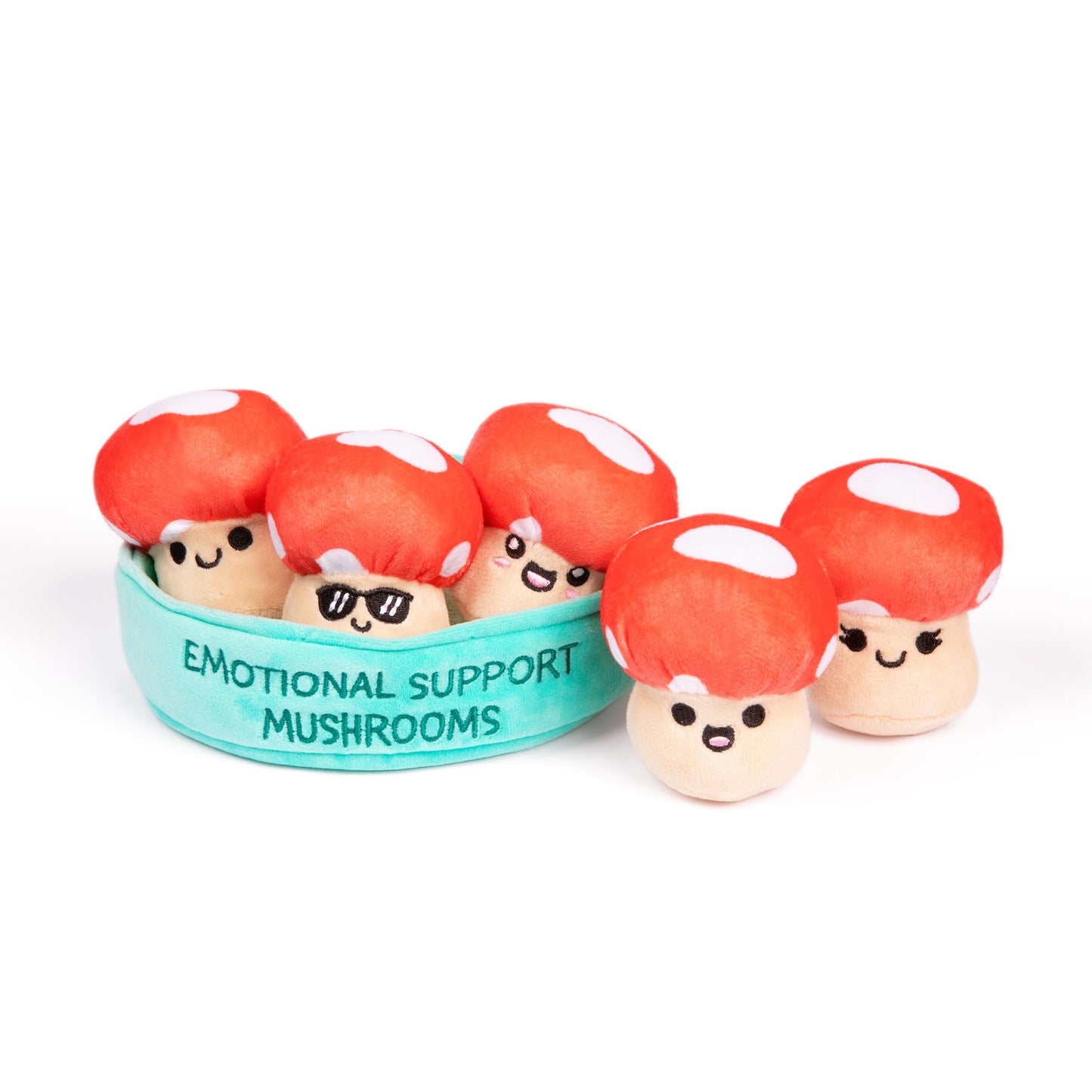 Hot WHAT DO YOU MEME? Emotional Support Donuts by Relatable, Cuddly Stuffed Animals and Toys, Squishy Toys and Plushies, Great Ideas for Loved Ones of All Ages, Includes 5 Plushies with Carrying Basket