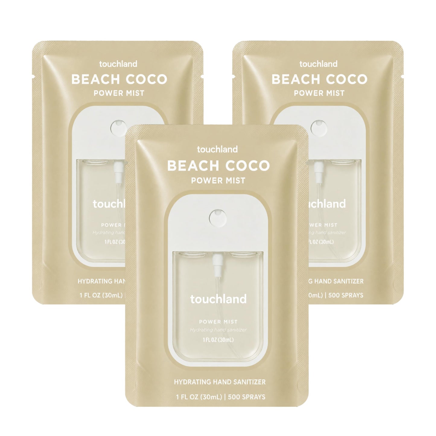 HotTouchland Juicy Trio Hydrating Hand Sanitizer Spray Set Travel Size