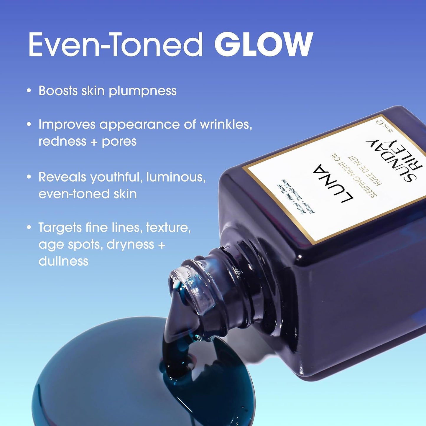 HotSunday Riley Luna Retinol Sleeping Anti Aging Night Face Oil