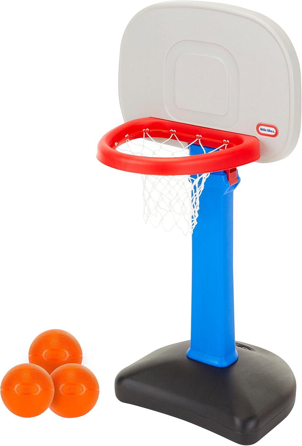 HotLittle Tikes Easy Score Basketball Set, Blue, 3 Balls - Amazon Exclusive, 23.75 x 22 x 61 inches