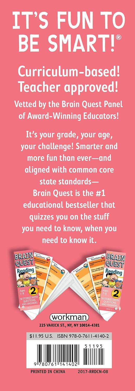 Hot Brain Quest Grade 2 Reading: 56 Stories with Questions and Answers