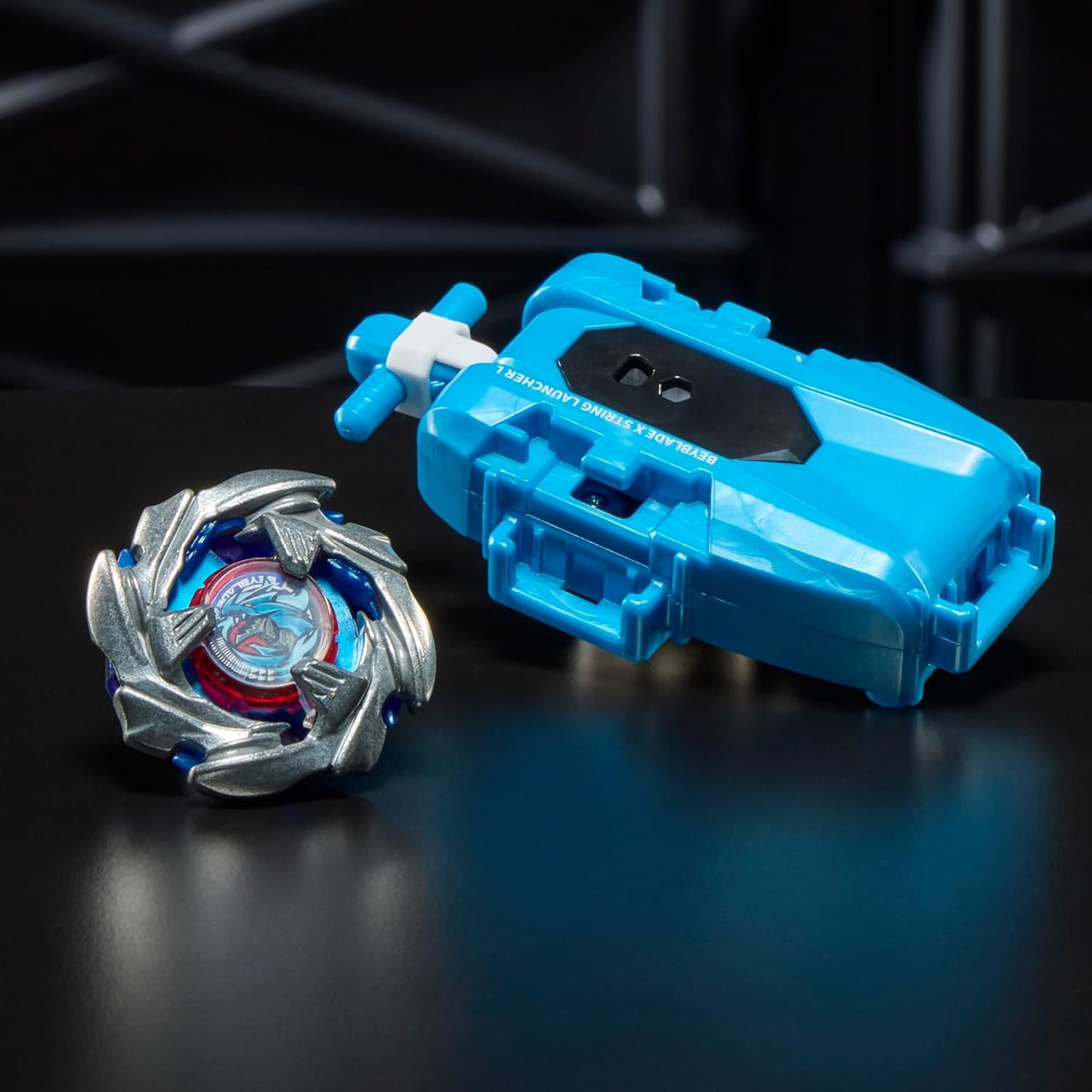 HotBeyblade X Cobalt Dragoon 2-60C Deluxe Left-Spin String Launcher Set with Attack Type Top Left-Spinning Top Toy; Great Gift for 8 Year Old Boys and Girls