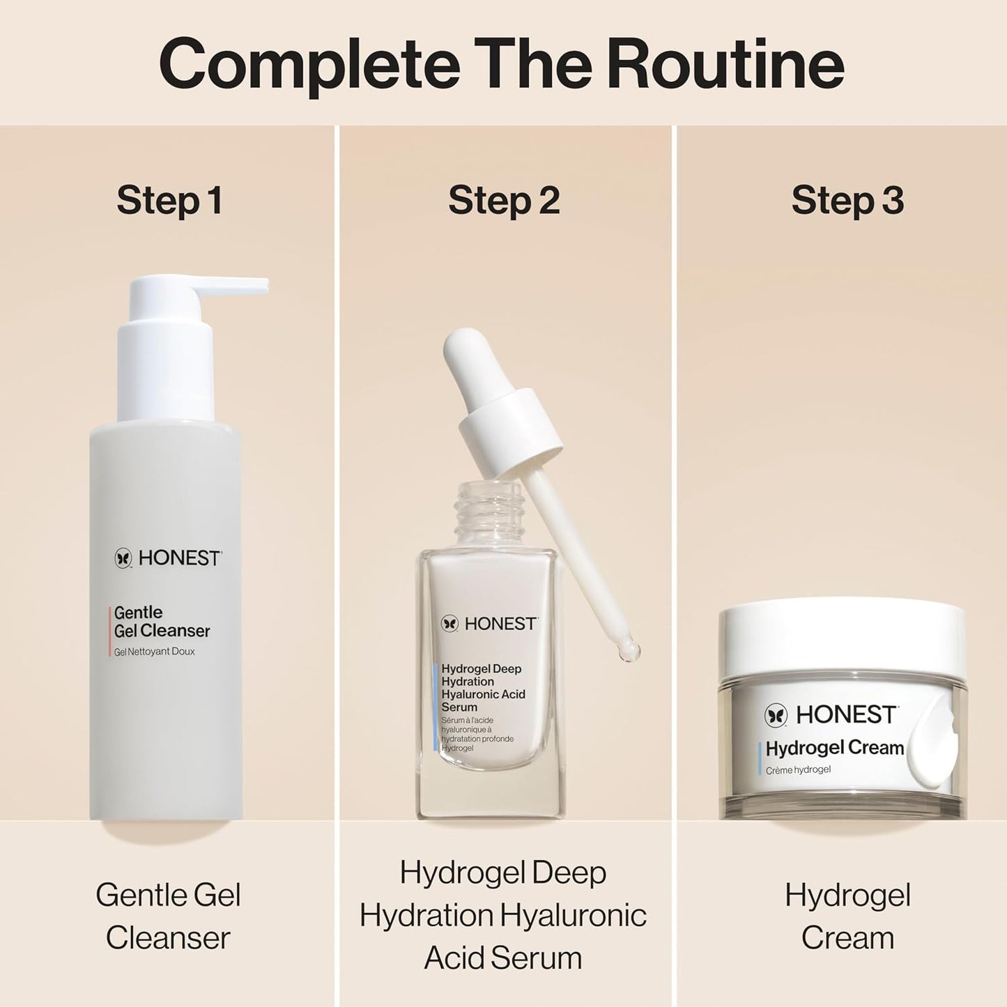 HotHonest Beauty Gentle Gel Daily Face Cleanser, Calms, Refreshes, Hydrates, Vegan Safe for Sensitive Skin, 5 fl oz