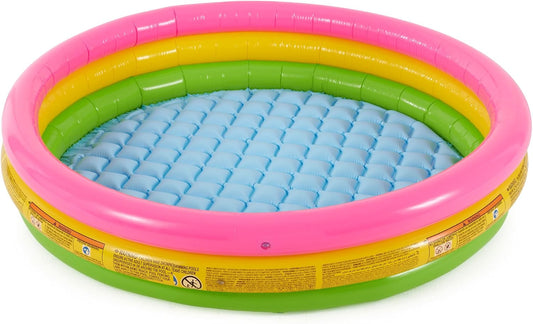 HotIntex Kiddie Pool - Kid's Summer Sunset Glow Design - 58" x 13"