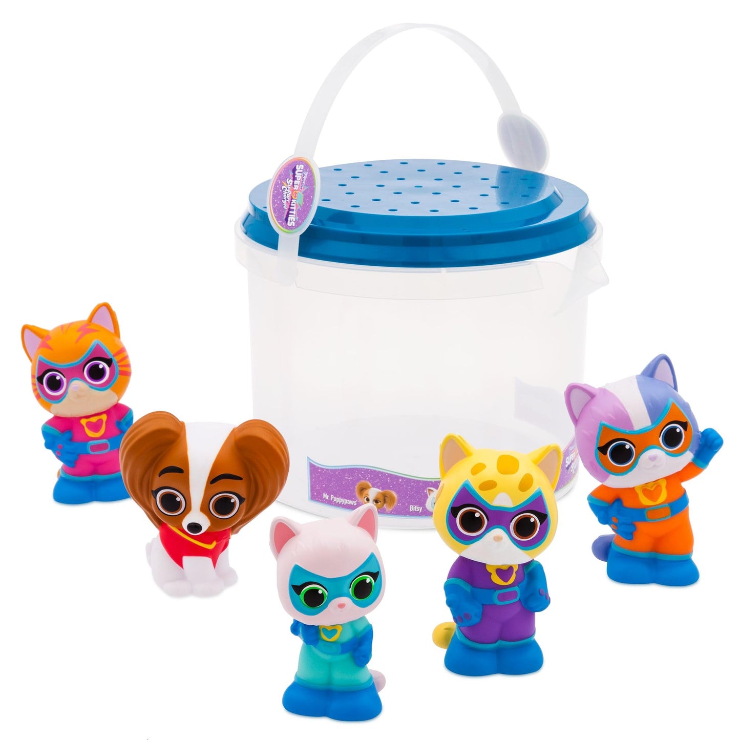 HotDisney Store Official Toy Story Bath Toys Set - Includes 5 Detailed Toys with a Straining Storage Bucket - Bath Time Fun & Water Play Set for Kids