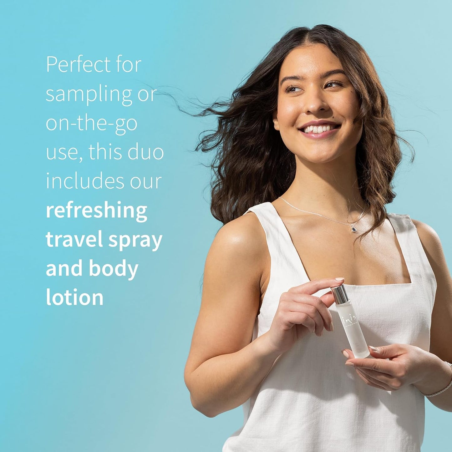 Hot Inis the Energy of the Sea - Body Lotion and Cologne Gift Set | Unisex Travel Size Toiletries with Cologne and Body Lotion, Sample Set, Clean Ocean Fresh Fragrance