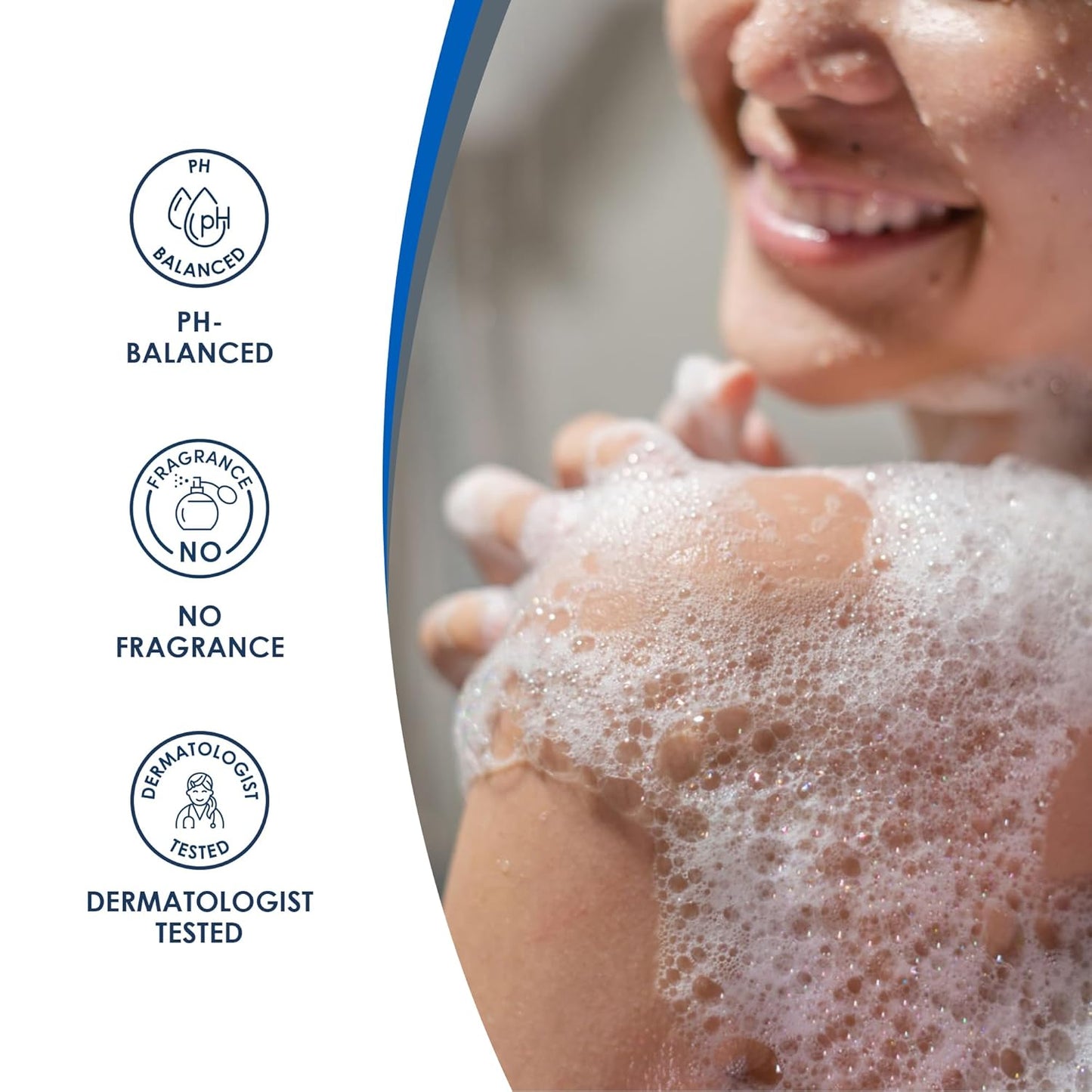 HotVanicream Gentle Body Wash, 12 Fl Oz, Formulated without Common Irritants for Sensitive Skin, Gentle Cleanse and Moisture, Removes Dirt & Oils, Non-Drying, pH-Balanced Shower Gel