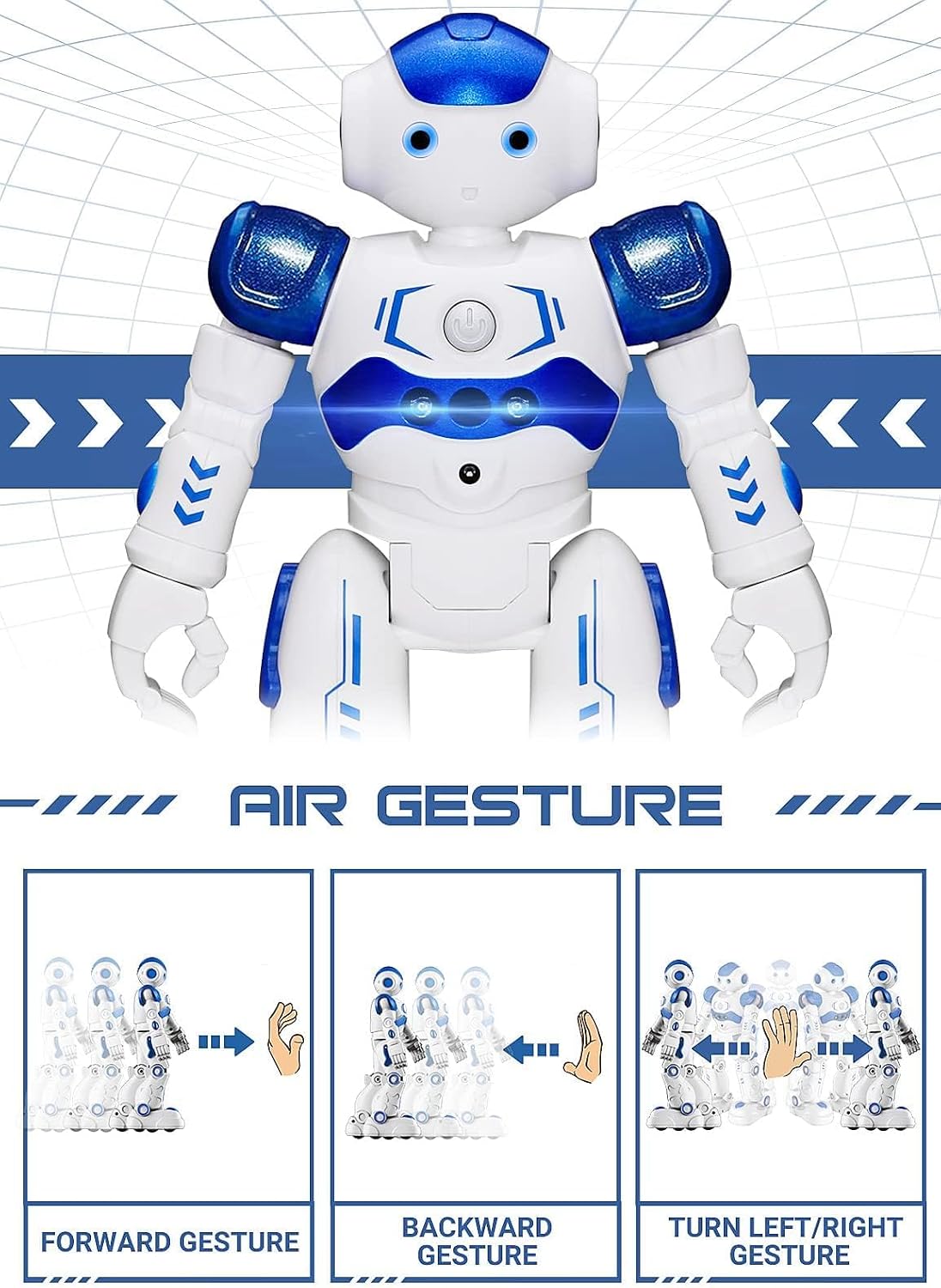 Hot KingsDragon RC Robot Toys for Kids, Gesture & Sensing Programmable Remote Control Smart Robot for Age 3 4 5 6 7 8 Year Old Boys Girls Birthday Gift Present