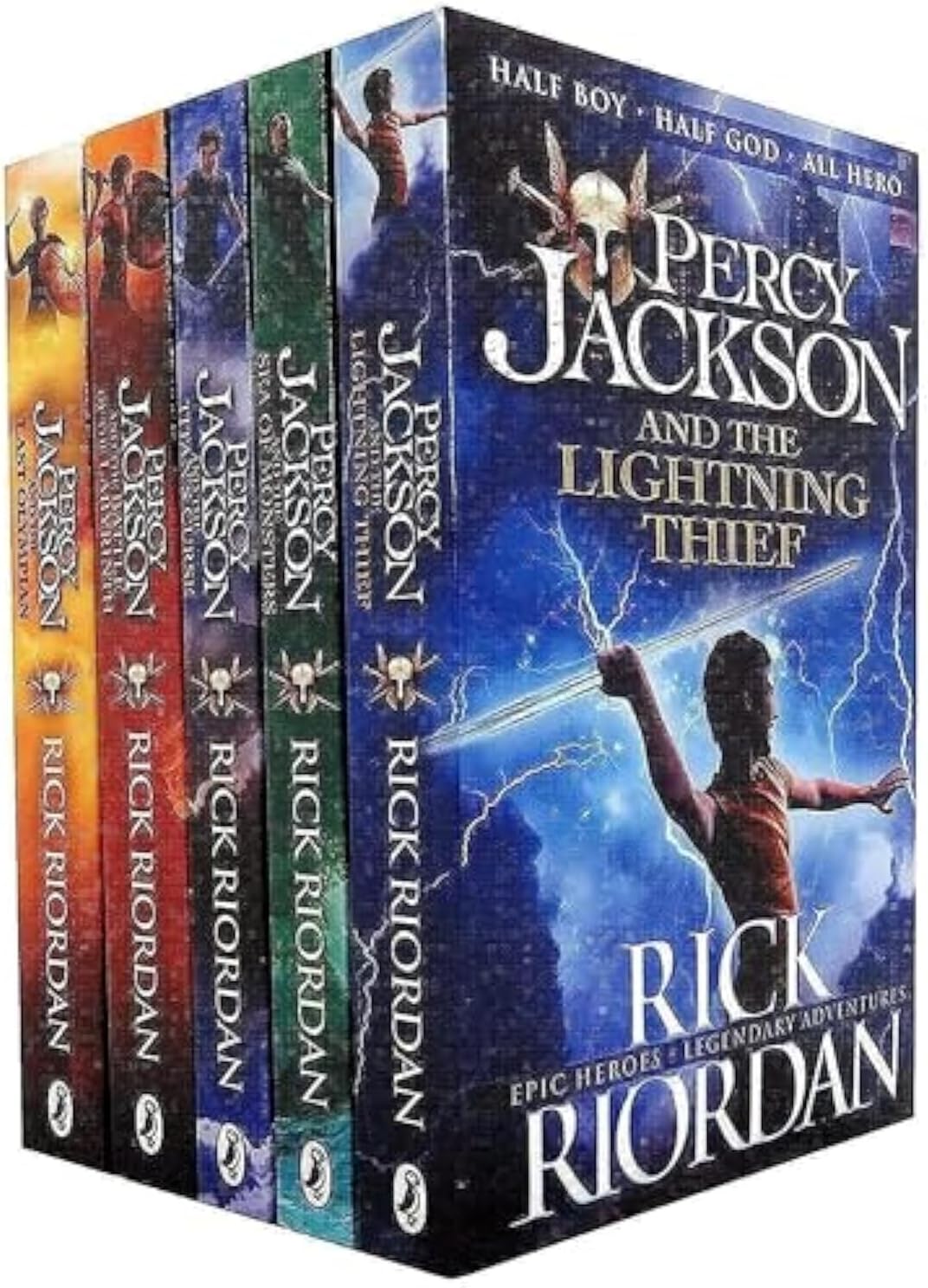 Hot Percy Jackson X 5 Book Set Series Collection 5 Book Set