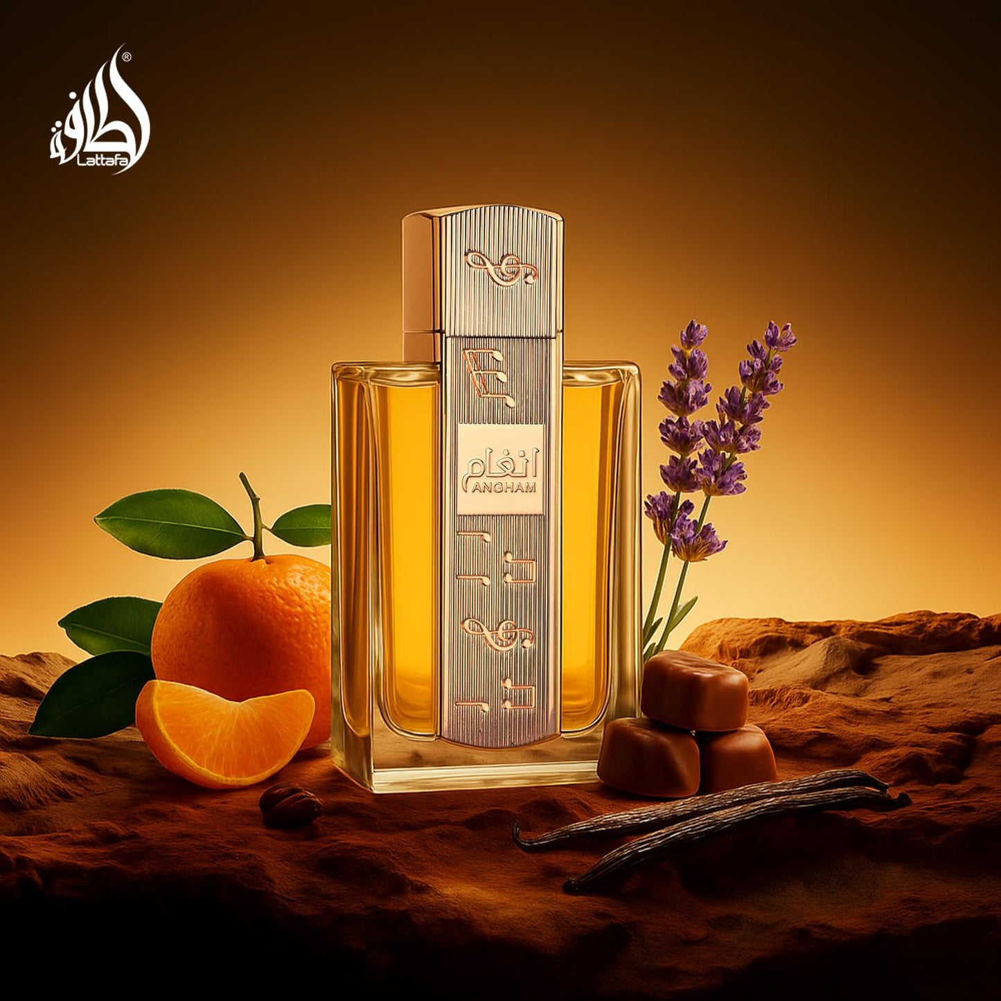 HotLattafa Angham - Citrus, Lavender, Musk, Amber, Vanilla - Eau de Parfum Long-Lasting Fragrance for Unisex, 3.40 Ounce / 100 ml