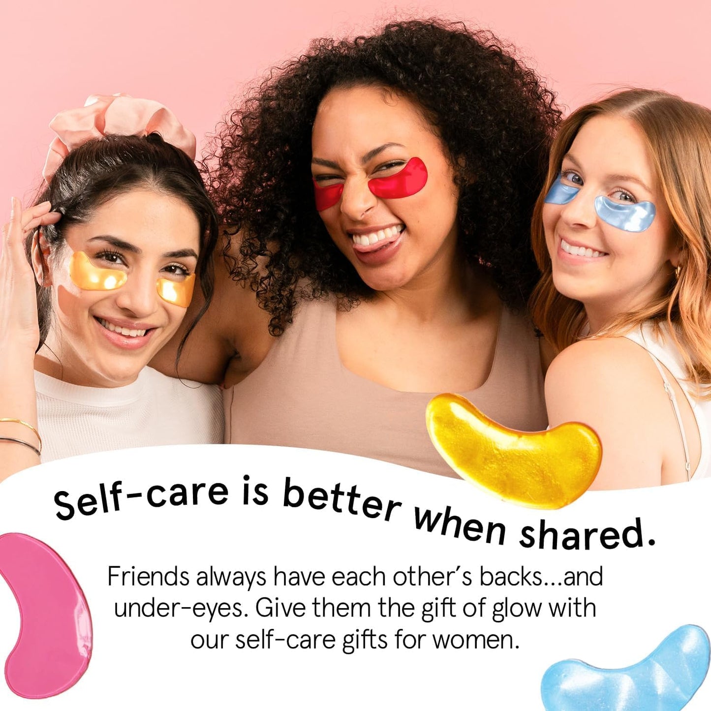 Hotgrace & stella Under Eye Patches (12 pairs) Eye Masks for Puffy Eyes and Dark Circles - Gifts for Women, Bridesmaids, Birthdays, Bachelorette Party, Self Care Gifts for Women - Vegan Cruelty-Free