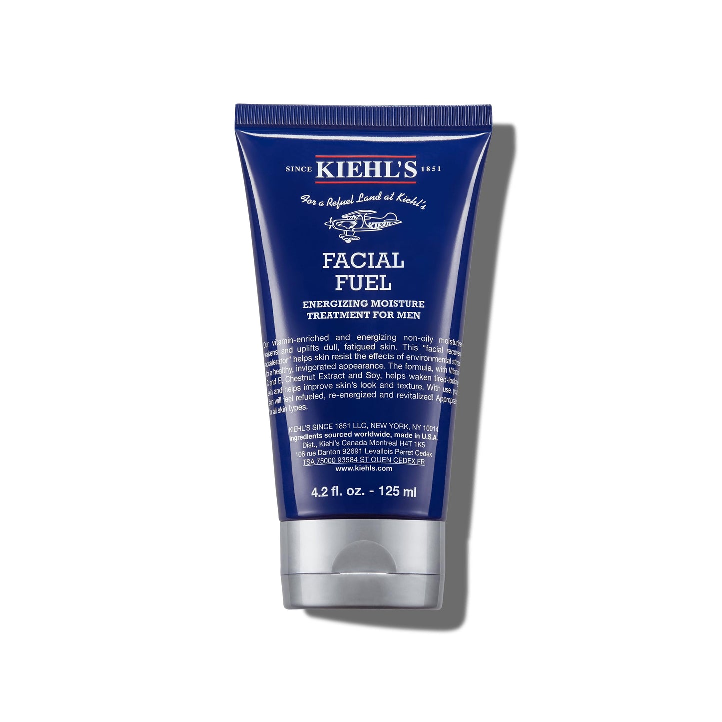 HotKiehl's Facial Fuel Moisturizer, Men's Face Cream, with Vitamin C and Caffeine that Contain Antioxidants to Help Energize and Reduce Dullness, Non-Greasy, Paraben-free, Sulfate-free