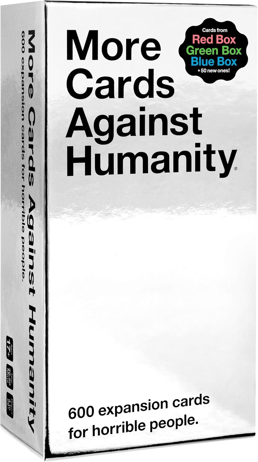 Hot More Cards Against Humanity • 600-card Essential Expansion • Includes The Best Cards from The Red, Blue, & Green Boxes