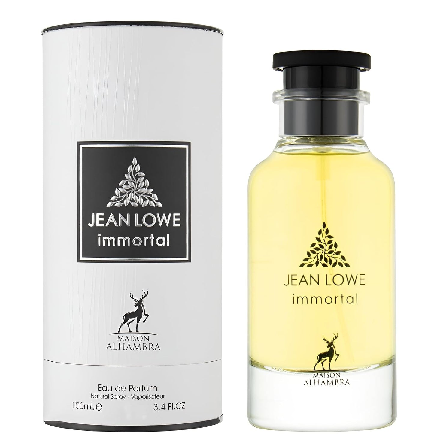 Hot Jean Lowe Immortel by Maison Alhambra for Men - 3.4 oz EDP Spray | Citrus, Aromatic, Aquatic, Amber – Long-Lasting Fragrance for Men, 3.4 Ounce / 100 ml