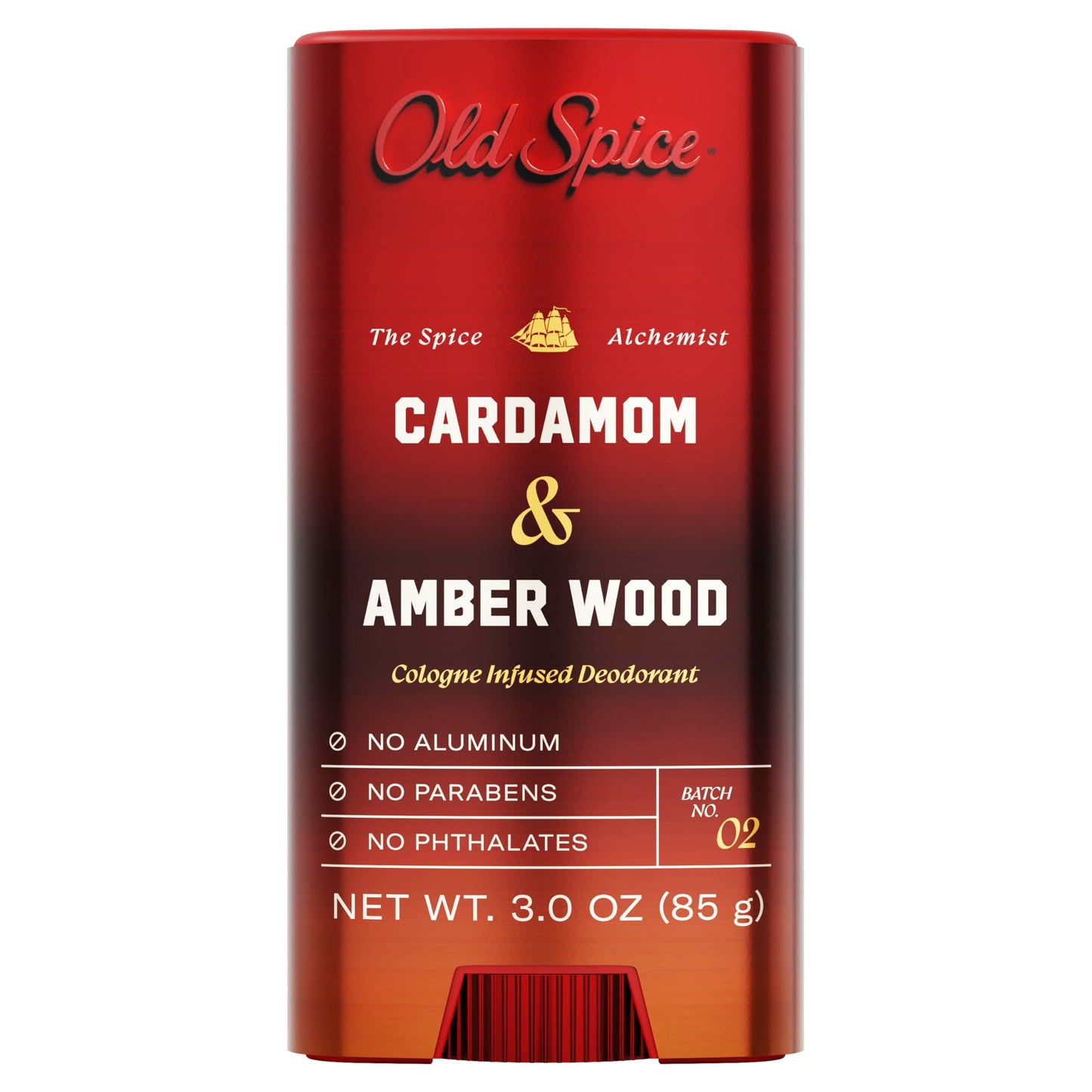 HotOld Spice Aluminum Free Deodorant for Men, The Spice Alchemist Collection, 24/7 Cologne Infused Scent, No Trade Off Formula, Free of Parabens & Phthalates, Cashmere + Vanilla Wood Scent, 3.0 oz