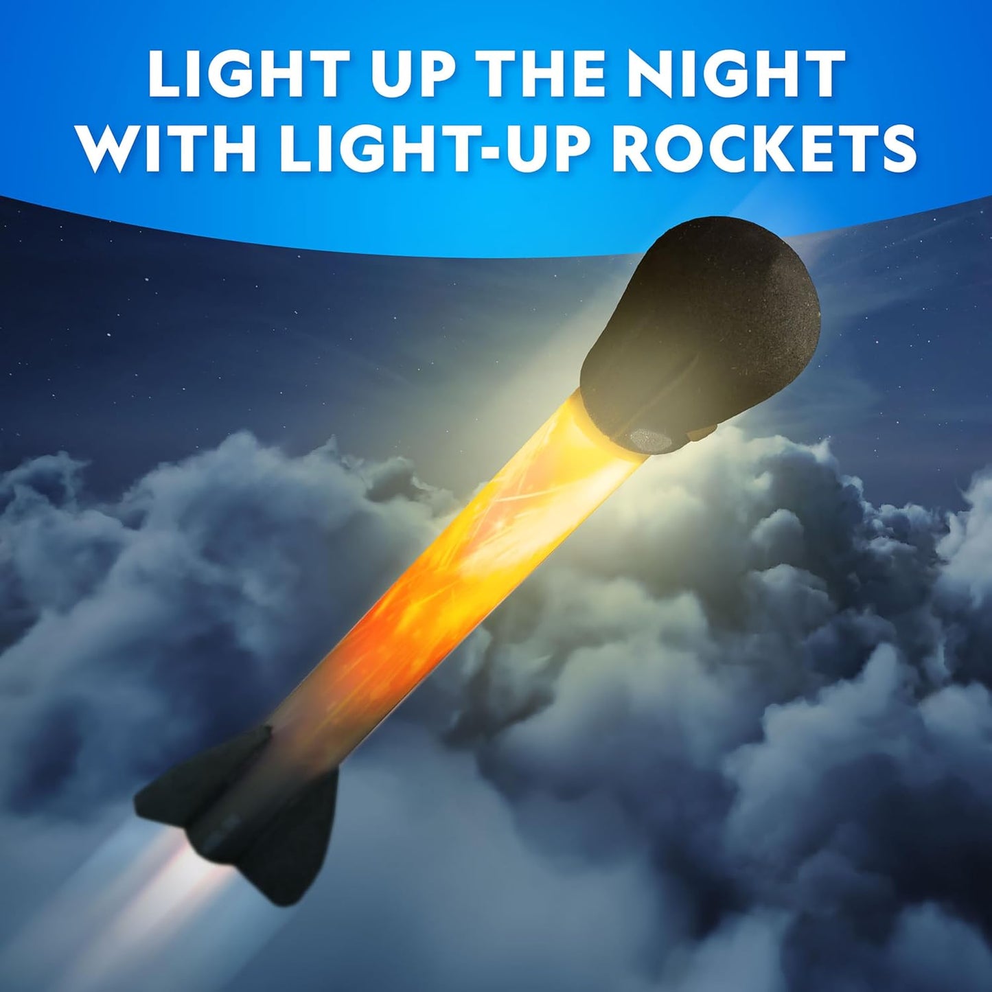 Hot National Geographic LED Air Rocket Launcher Toy for Kids Ages 8-12 | Launches Up to 100 Feet, Air Powered, Foam-Tipped Rockets, Outdoor STEM Toy, Light-Up Rocket, Birthday Gift