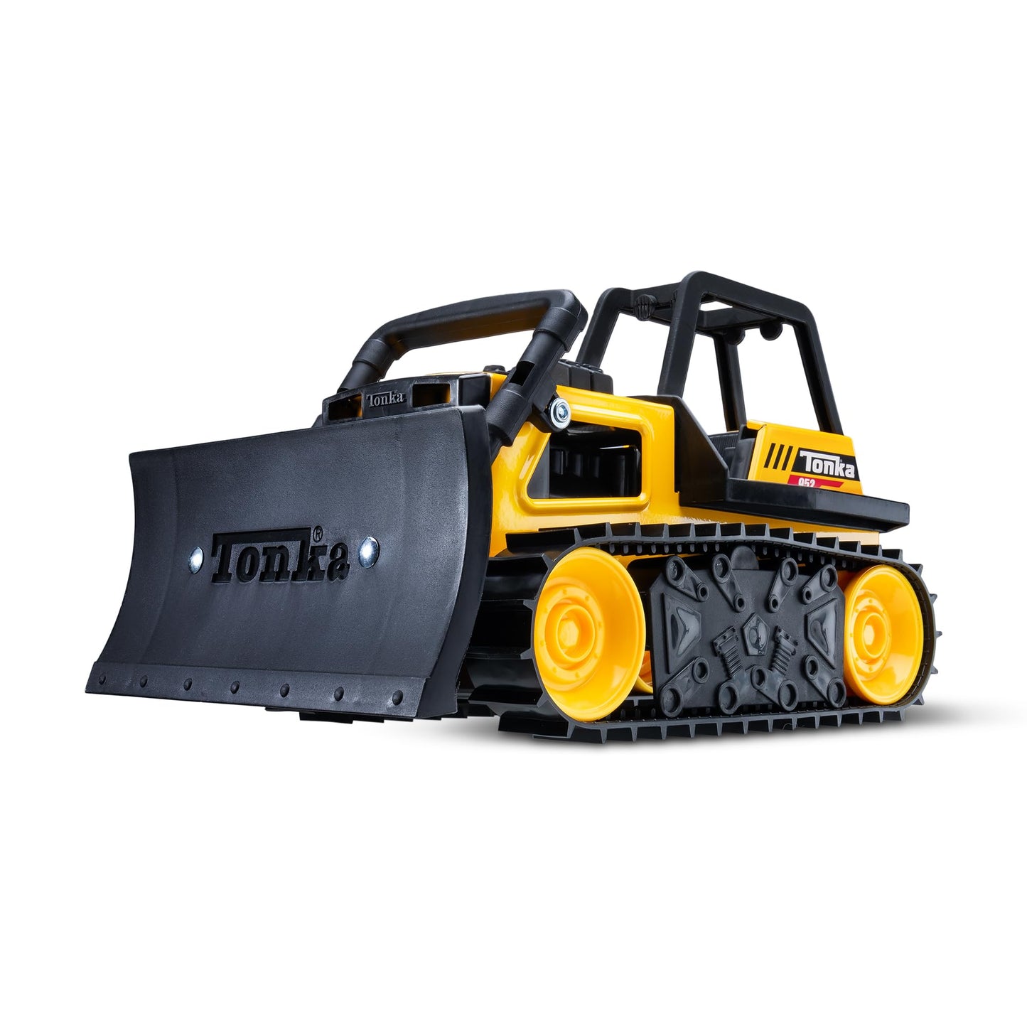 HotTonka Steel Classics 4x4 Pickup Truck - Made with Steel & Sturdy Plastic, Yellow Toy Construction Truck, Boys and Girls, Kids, Toddlers, Ages 3+