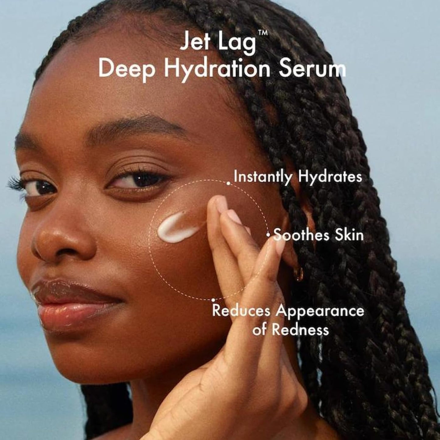 HotSummer Fridays Jet Lag™ Essentials - Mini Hydrating Skin Care Set With Jet Lag™ Mask, Eye Patches, Deep Hydration Face Serum & Hydration Mist - Travel Size Skincare Kit & Gift Set (4 Count)