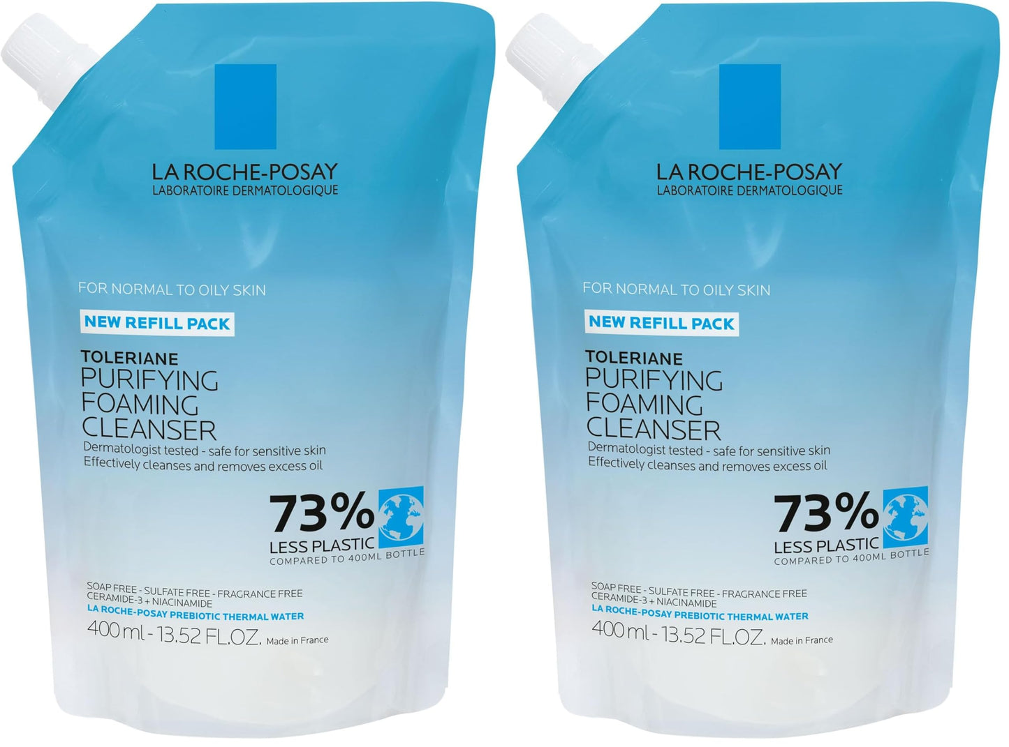 HotLa Roche-Posay Toleriane Purifying Foaming Facial Cleanser, Oil Free Face Wash for Women & Men with Niacinamide + Ceramides, Pore Cleanser Safe For Sensitive Skin, Won’t Dry Out Skin, Soap Free