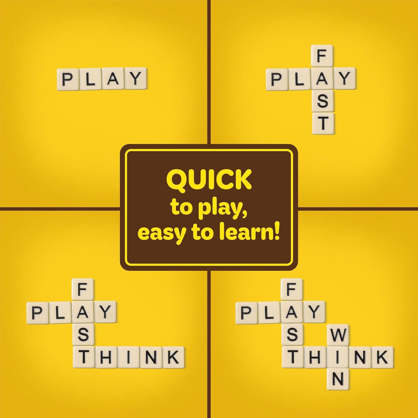 HotBananagrams Classic Word Game, 144 Tiles in Banana Pouch, Travel Game | Fast-paced spelling & anagram game for 1-8 players; portable pouch, educational wordplay for kids and adults ages 7+