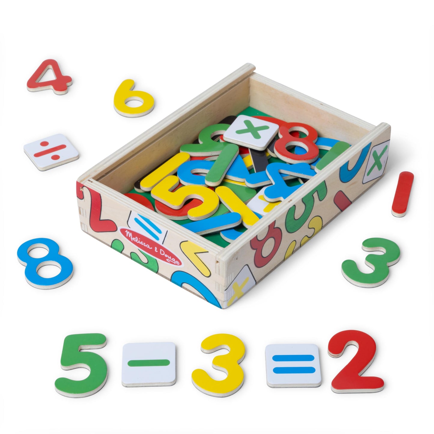 Hot Melissa & Doug Deluxe Magnetic Letters and Numbers Set – 89 Wooden Alphabet Magnets & Numbers, Educational Learning Toys for Preschool Kids Ages 3+