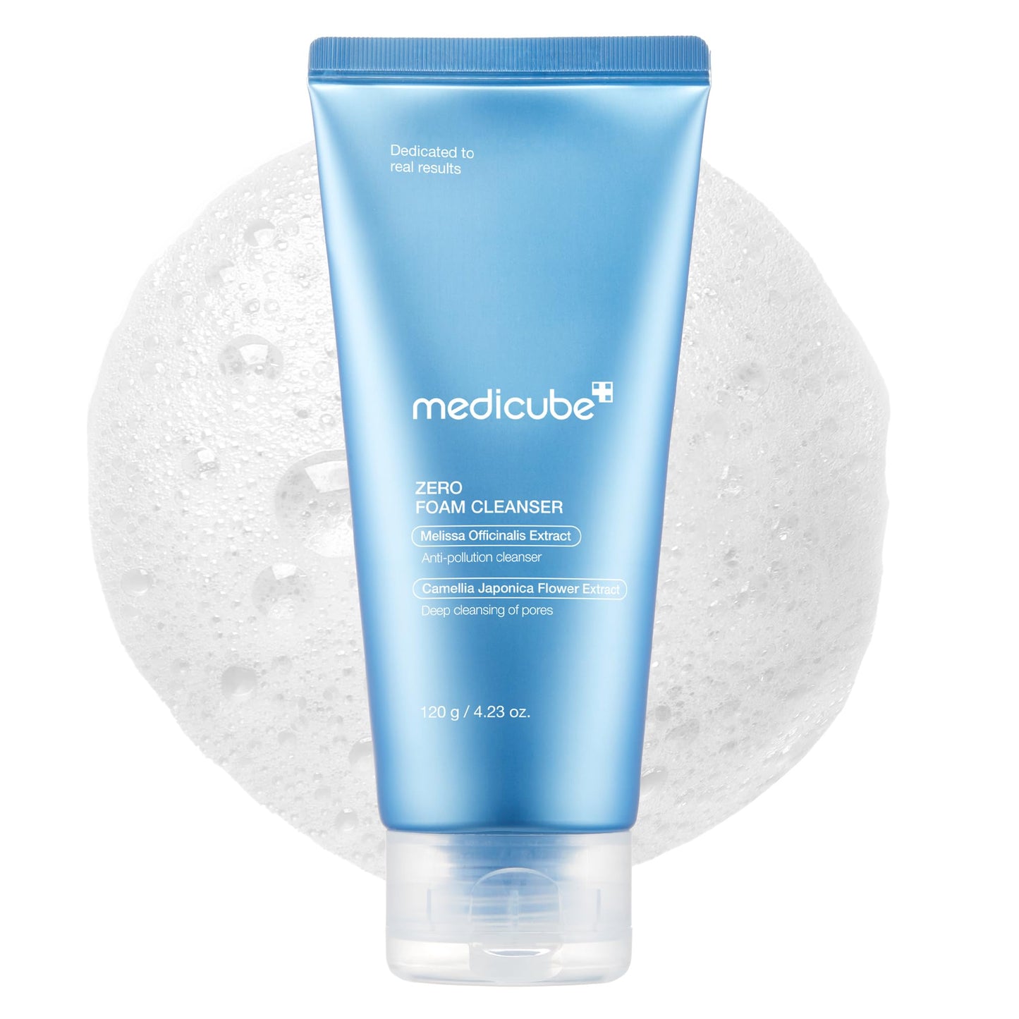 Hotmedicube Facial Cleanser Zero Foam Cleanser for Pore & Excess Oil Care | Daily Gentle Cleansing Foam - Excess Sebum Control, Hydration, Pore Minimization, Korean Skincare, Sensitive Skin, 4.23 oz