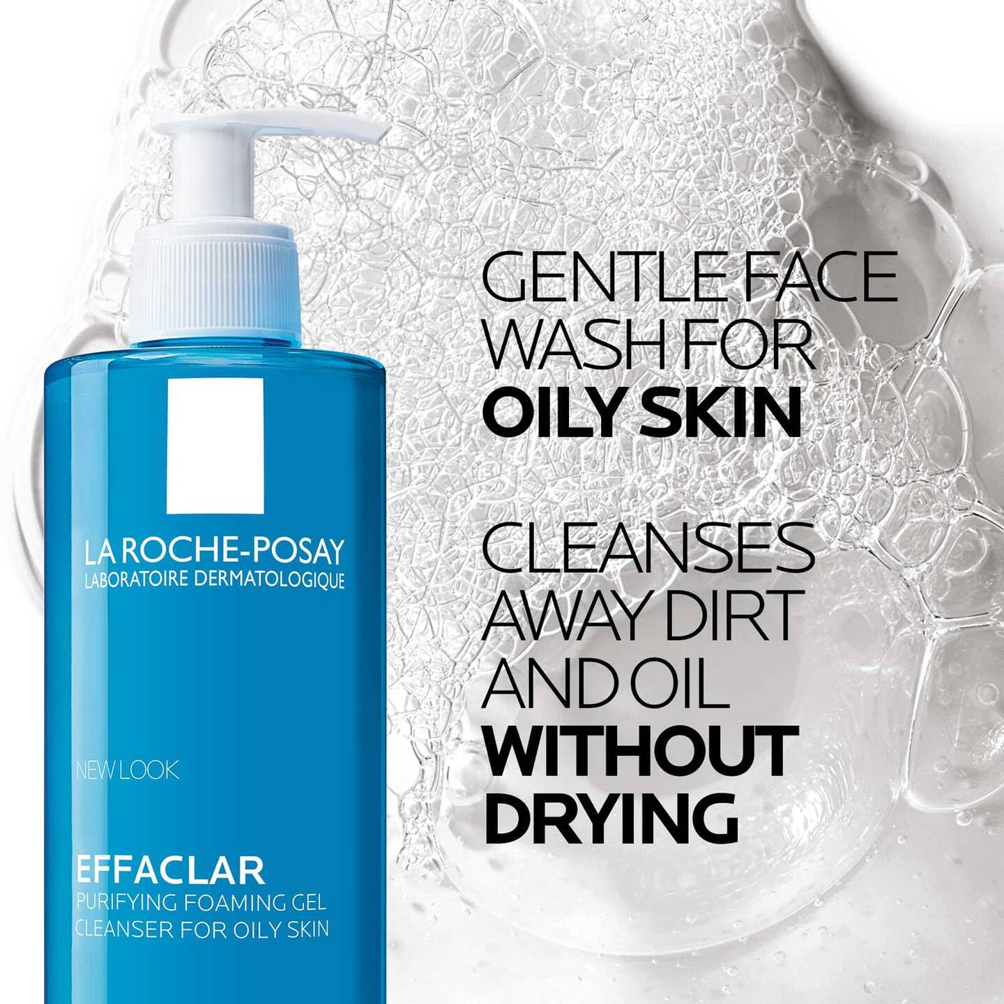 HotLa Roche-Posay Effaclar Purifying Foaming Gel Cleanser for Oily Skin, With Zinc Pidolate To Remove Excess Oil, Alcohol Free & Oil Free, Face Wash For Oily Skin, Dermatologist & Sensitive Skin Tested